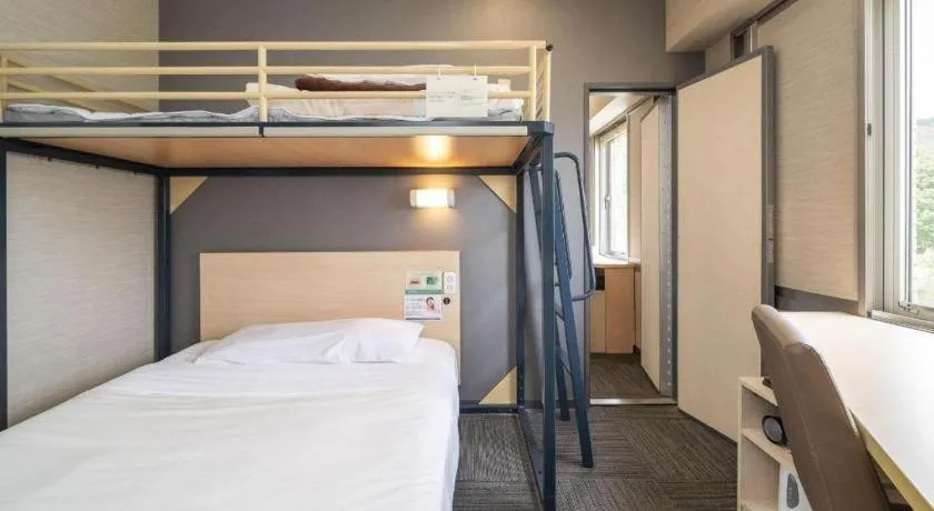 Bed in Super Hotel Arai-Niigata