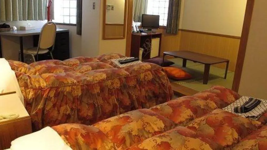 Bed in Mimatsu Hotel