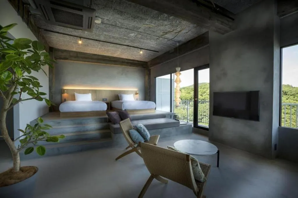 Bed in MISAKI TERRACE