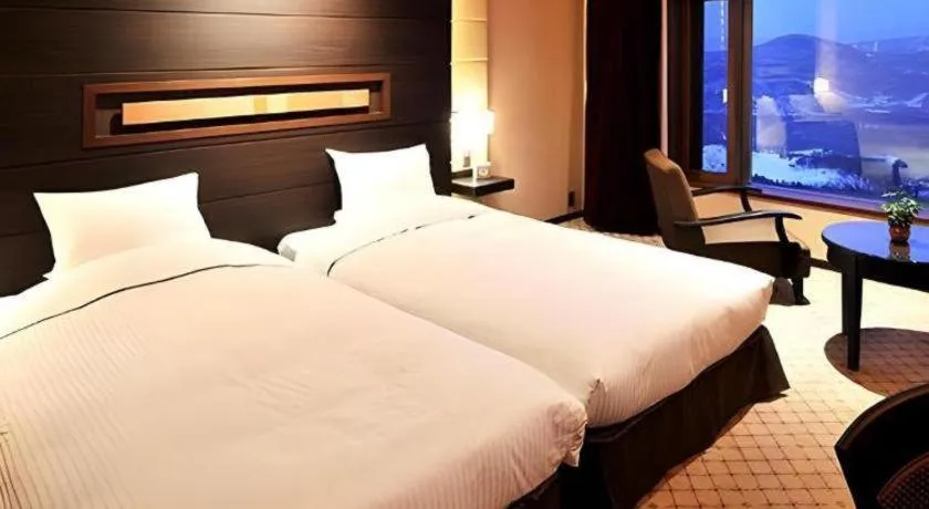 Bed in Akakura Kanko Hotel