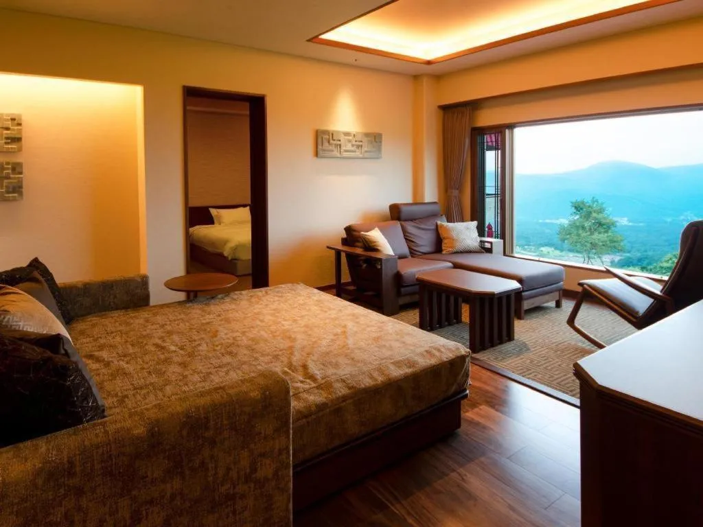 Bed in Akakura Kanko Hotel