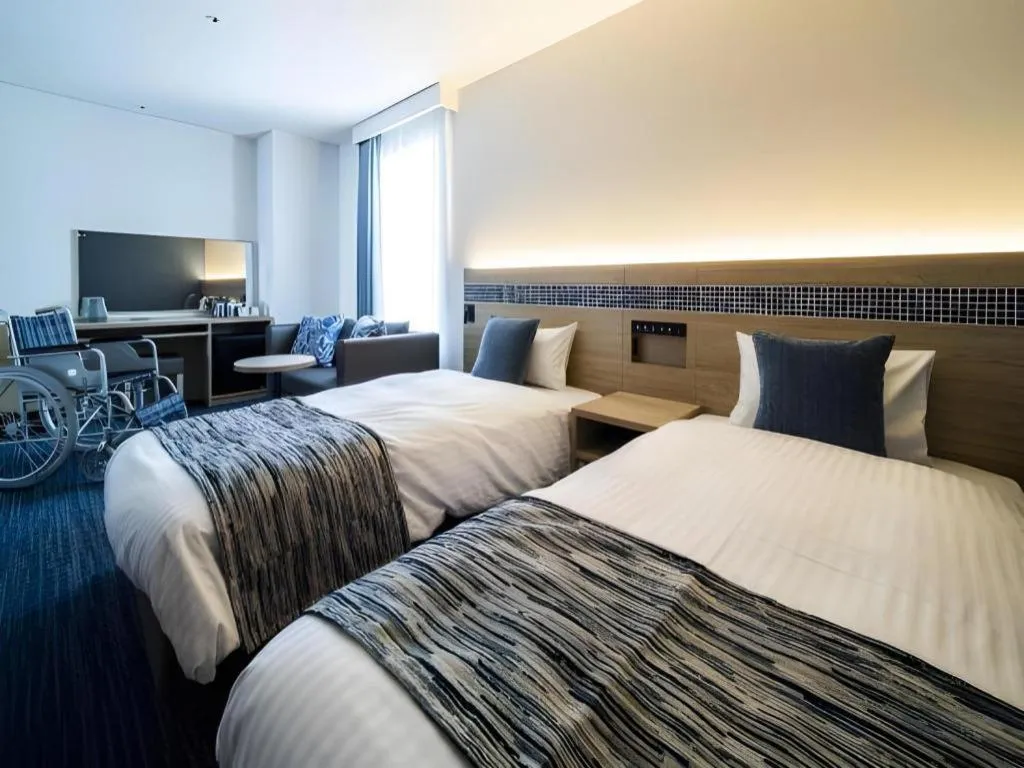 Bed in Goto Tsubaki Hotel