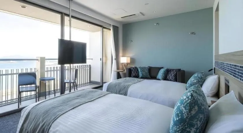 Bed in Goto Tsubaki Hotel