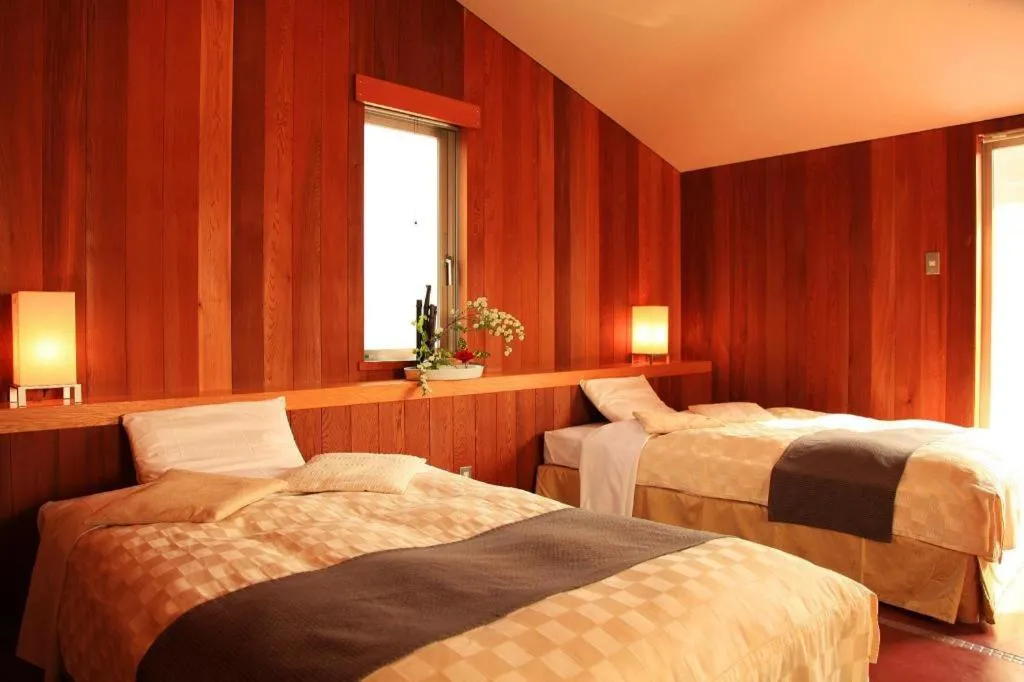 Bed in Ukawa Onsen Yoshino no sato