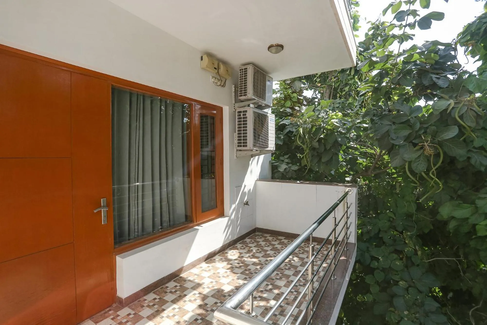 Balcony/Terrace in FabHotel New Journey Hospitality Near MG Road & Sikanderpur Metro