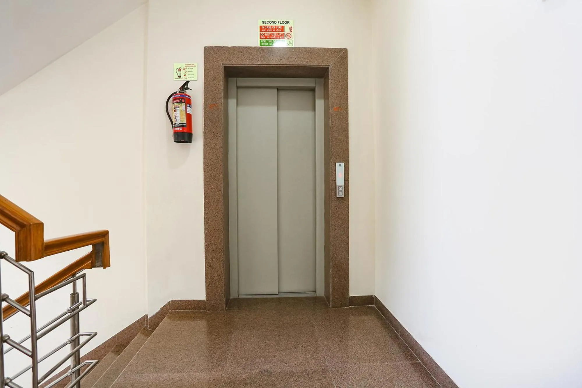 elevator in FabHotel New Journey Hospitality Near MG Road & Sikanderpur Metro