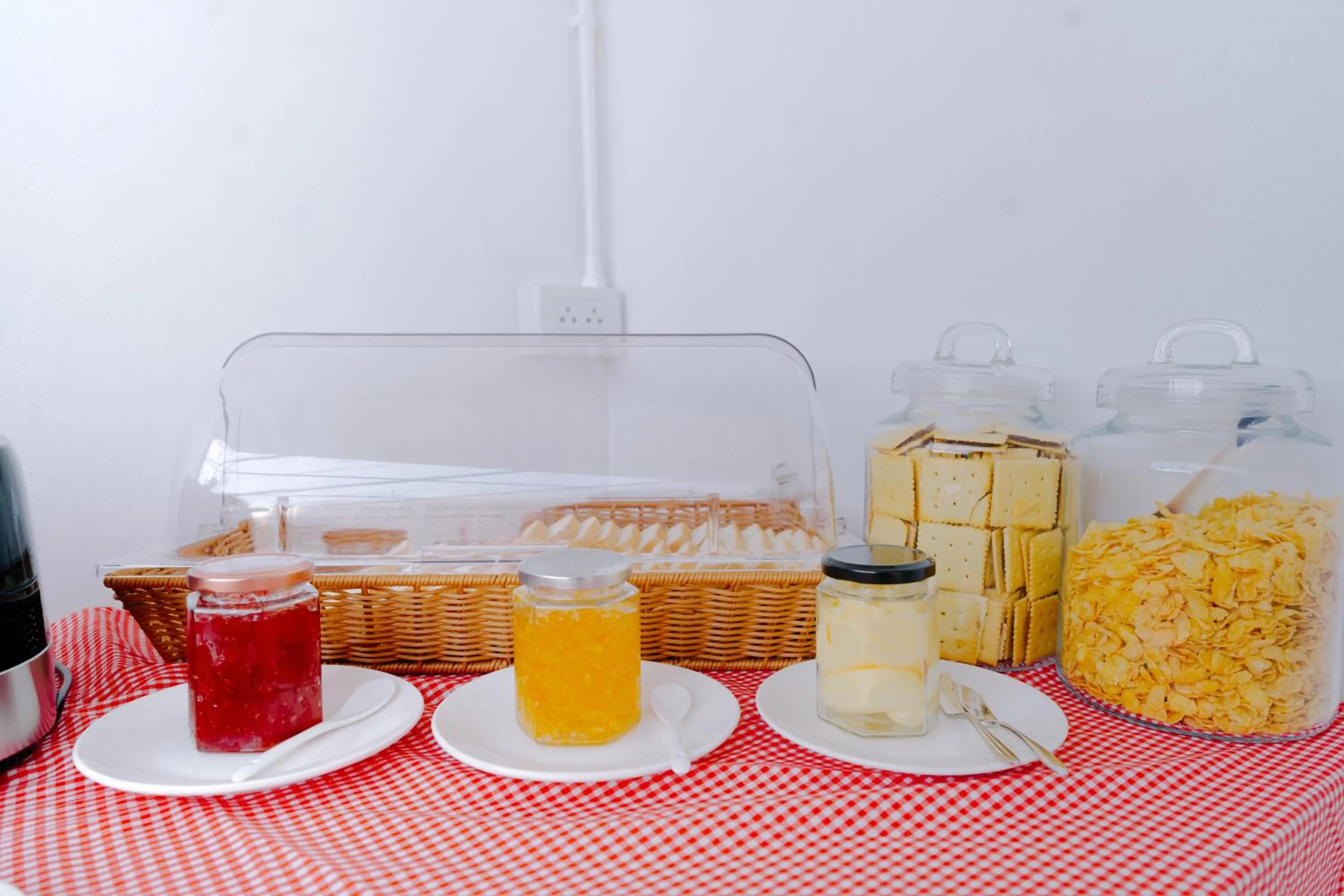 Continental breakfast in B&B Chiangrai