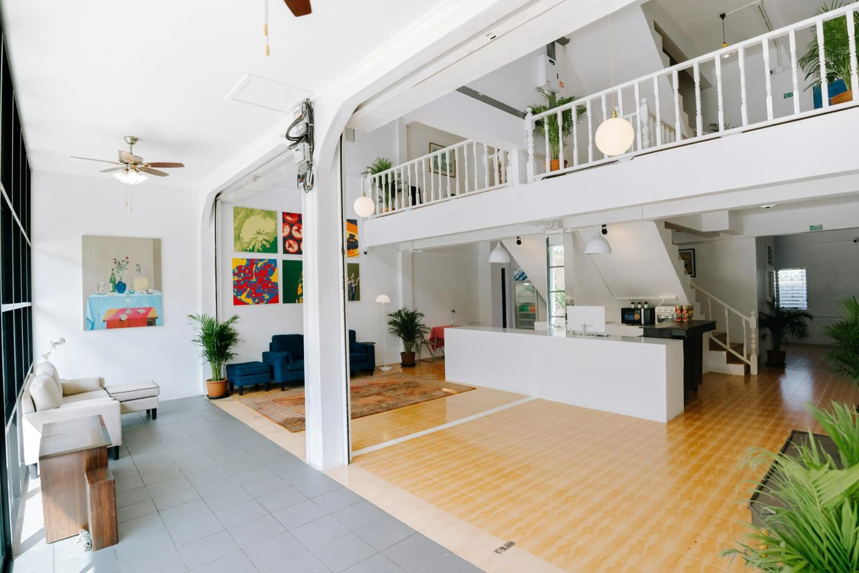 Seating area in B&B Chiangrai