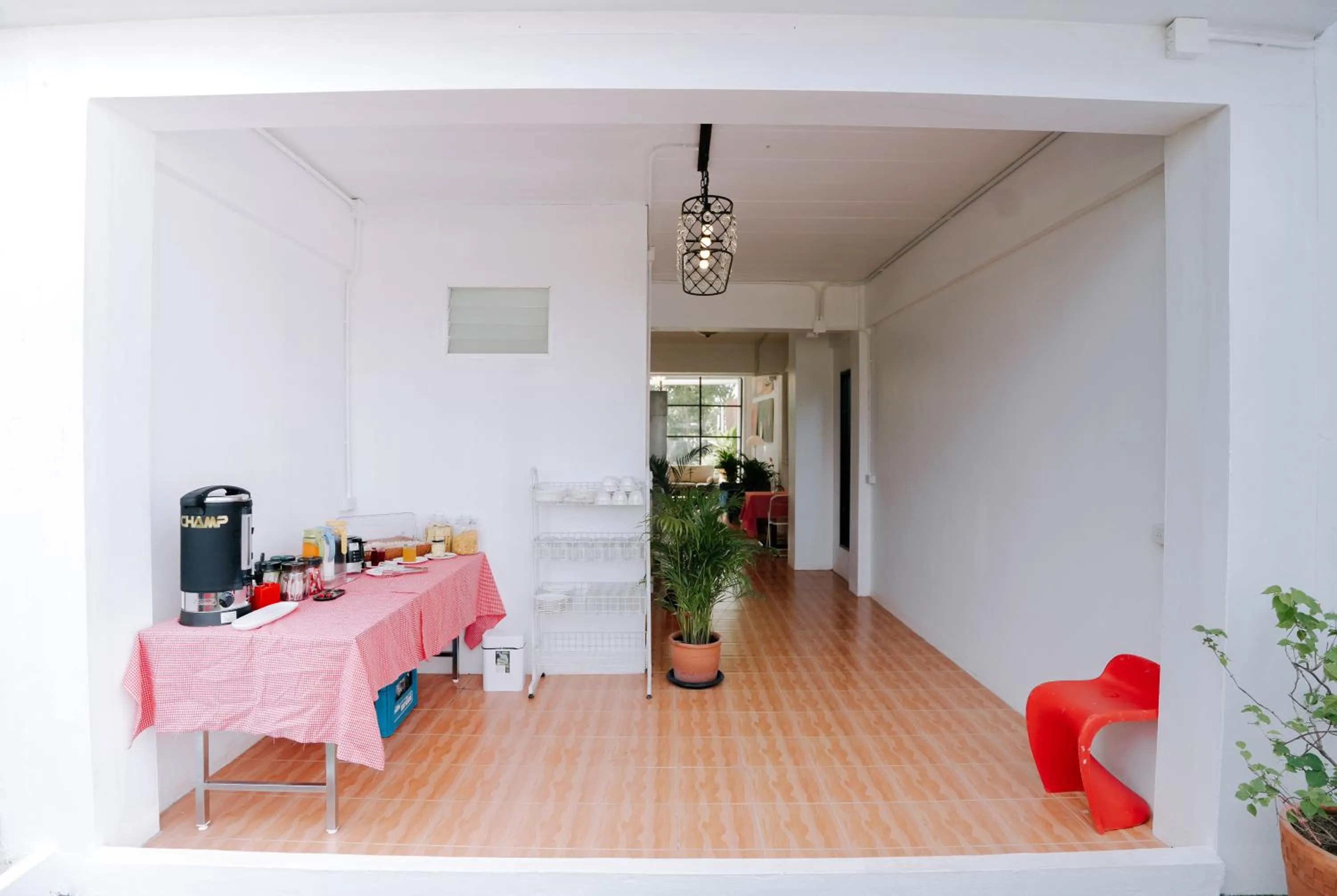 Kitchen or kitchenette in B&B Chiangrai