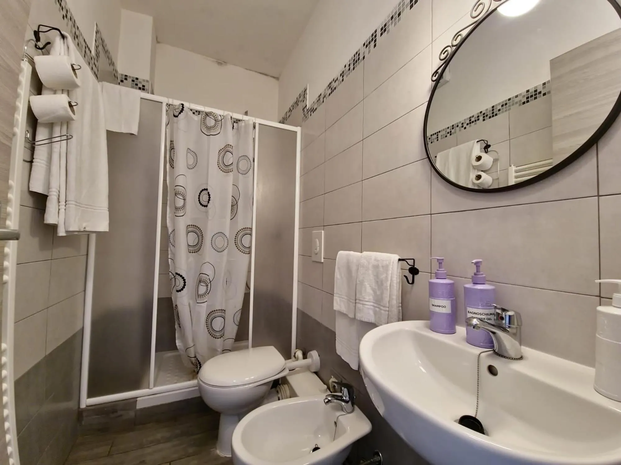 Shower in Residenza Cisanello