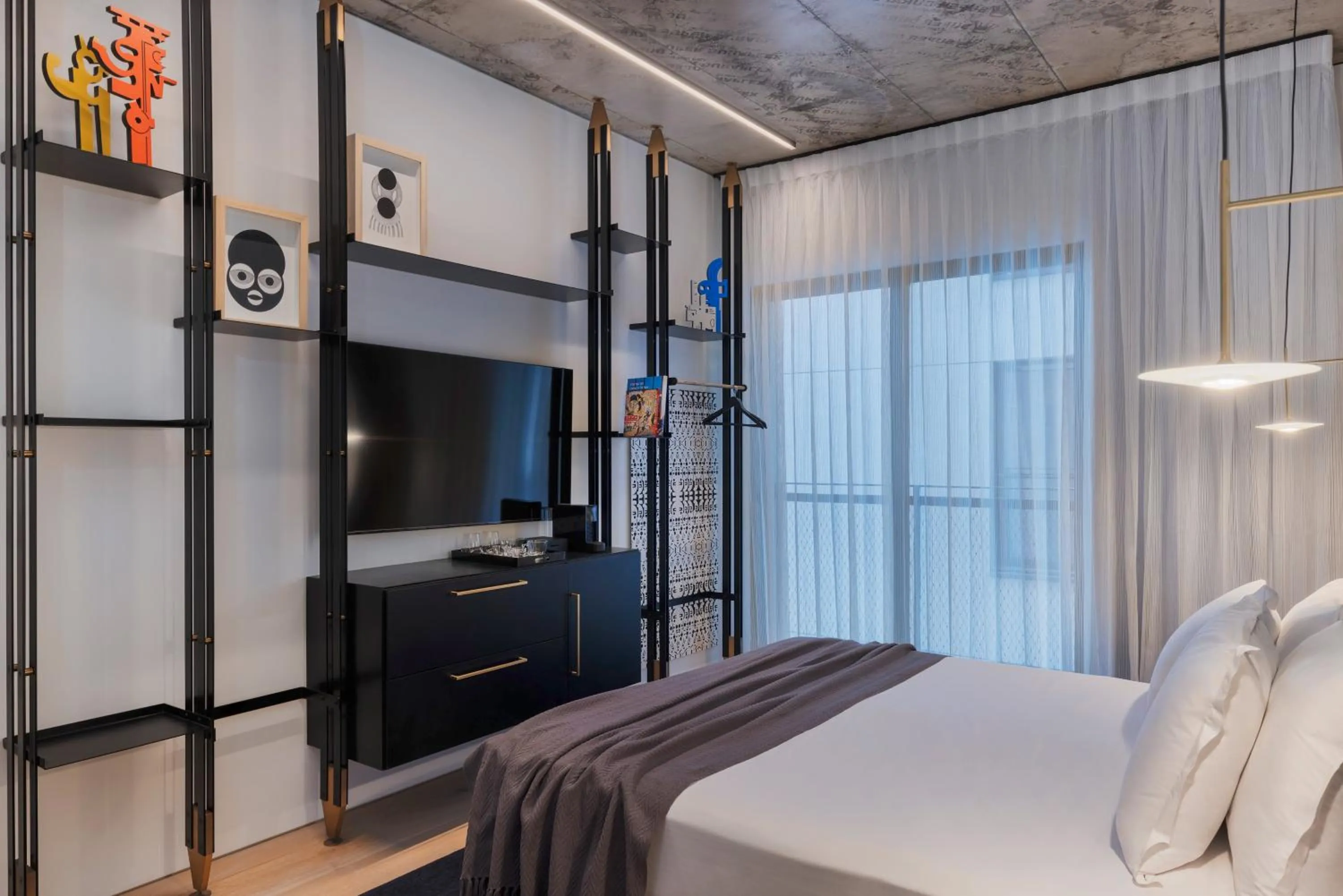 Bedroom, Bed in Gymnasia Isrotel, a Tribute Portfolio Hotel