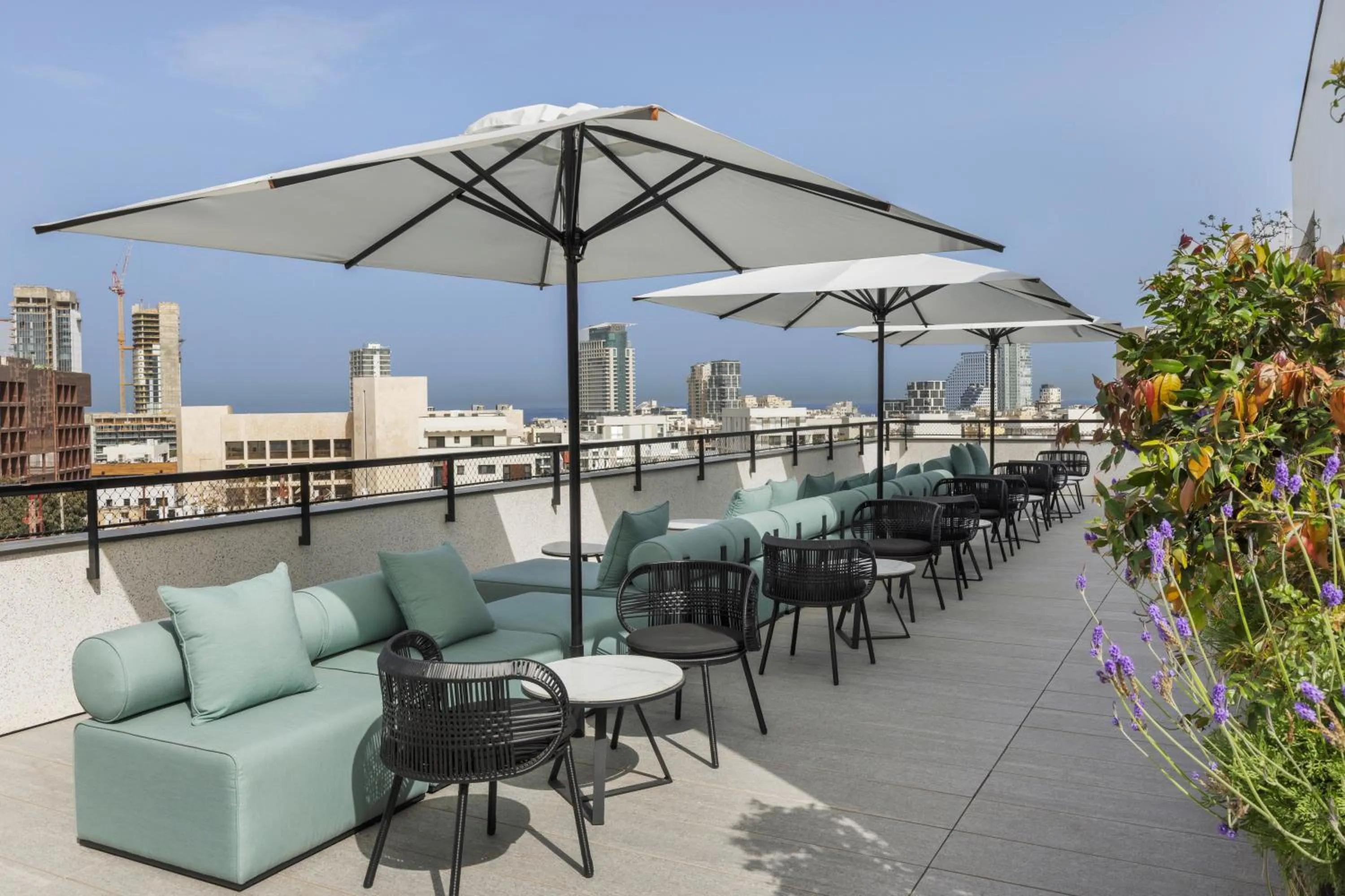 Balcony/Terrace in Gymnasia Isrotel, a Tribute Portfolio Hotel