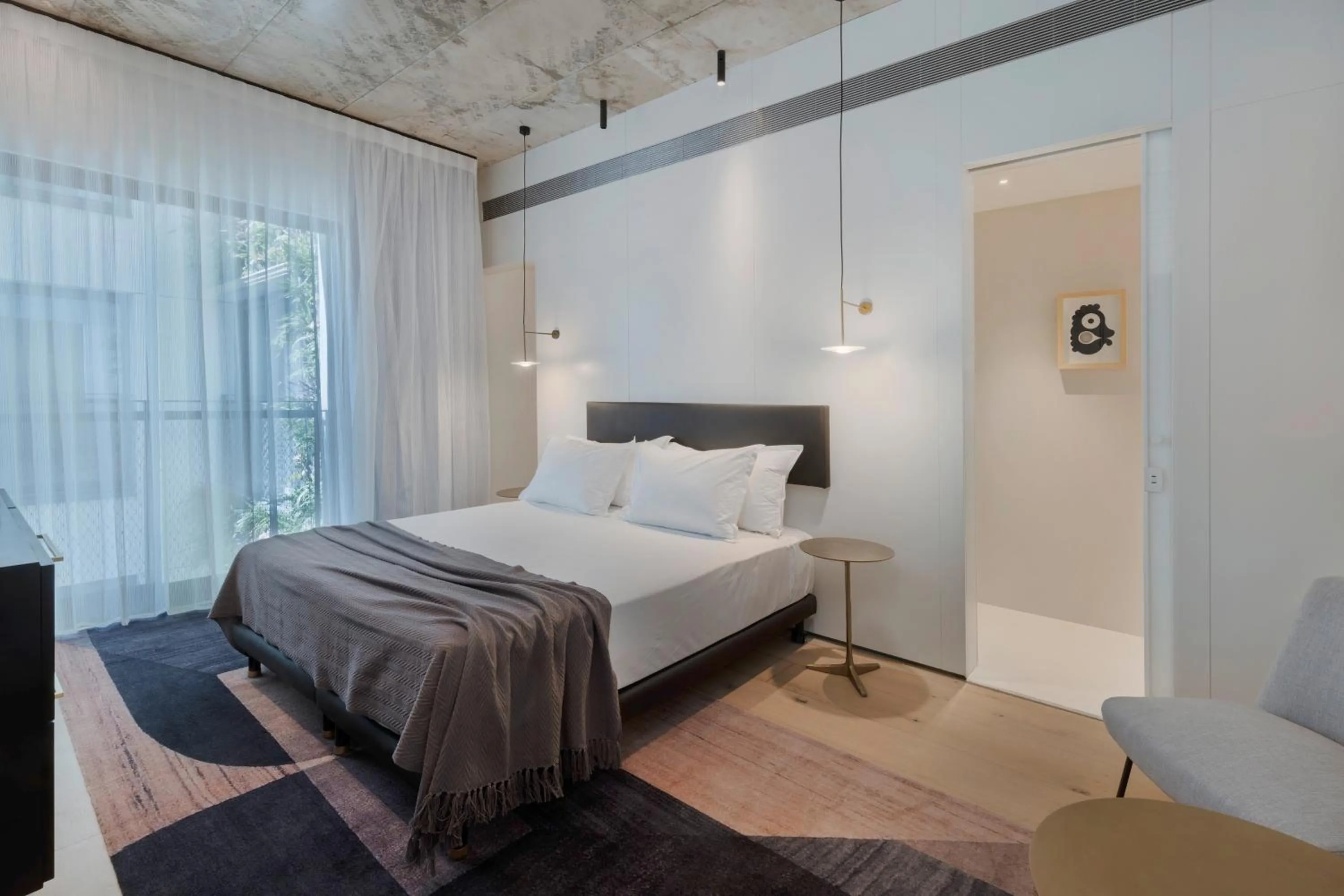 Bedroom, Bed in Gymnasia Isrotel, a Tribute Portfolio Hotel