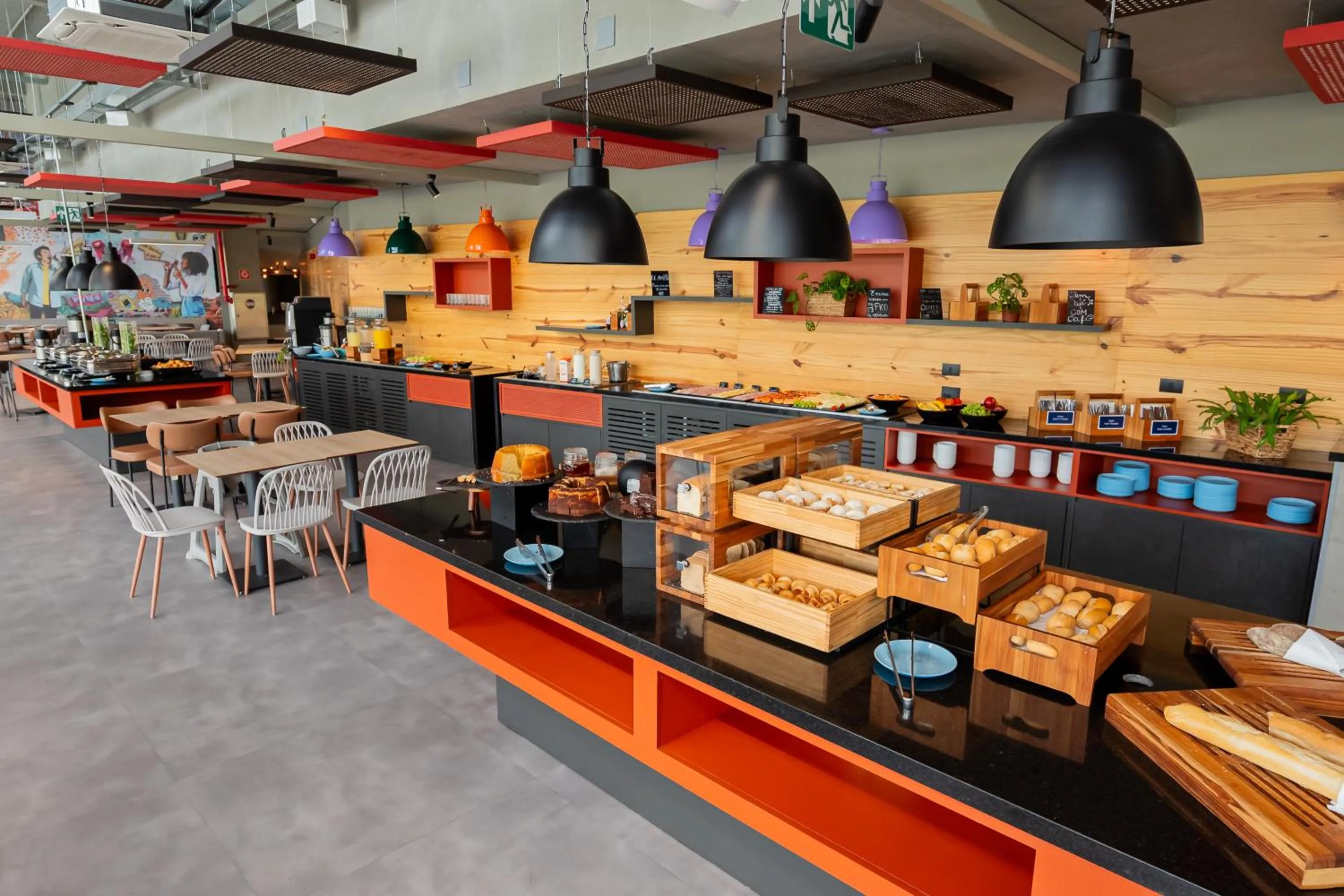 Buffet breakfast in Ibis Budget Guarulhos Aeroporto