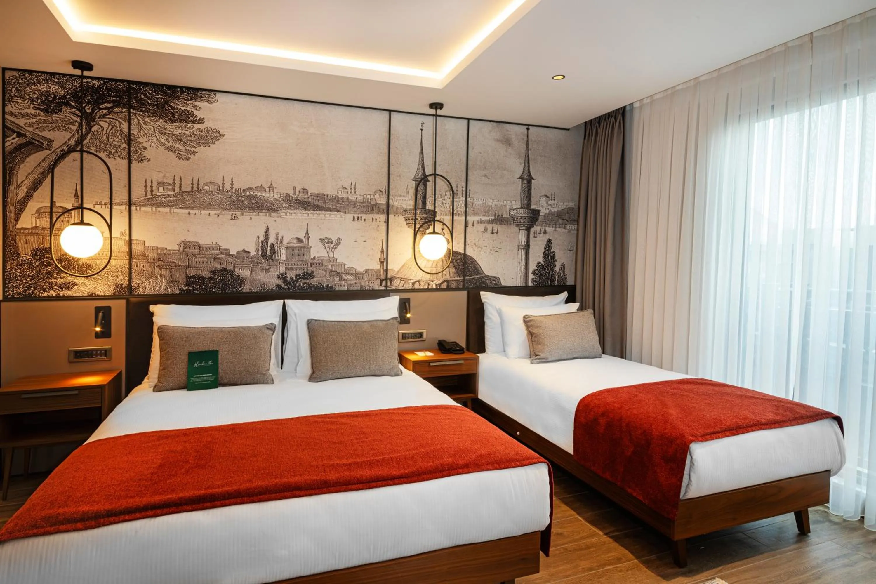 Bed in Levni Istanbul Hotel Handwritten Collection by ACCOR