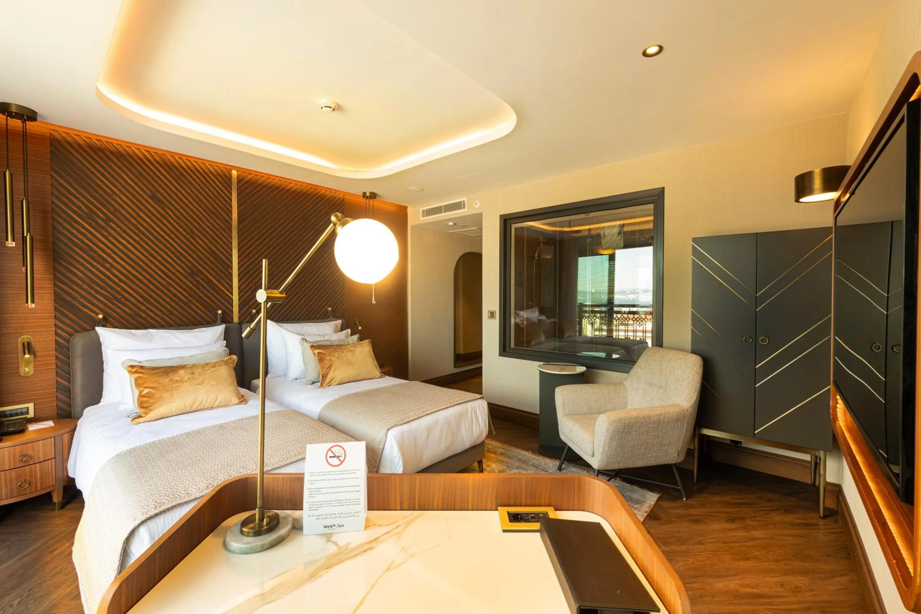 Bed in Levni Istanbul Hotel Handwritten Collection by ACCOR