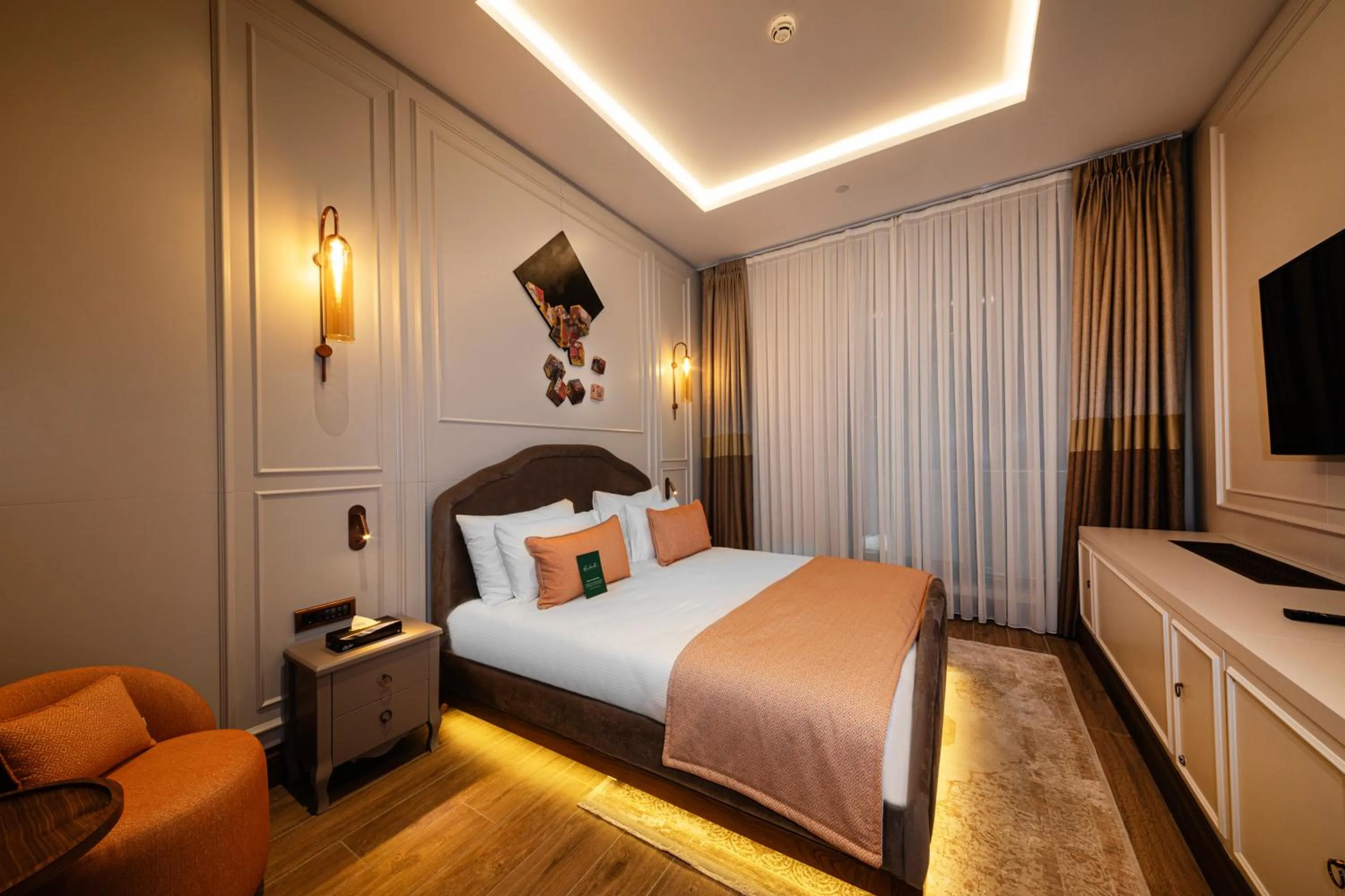Bed in Levni Istanbul Hotel Handwritten Collection by ACCOR
