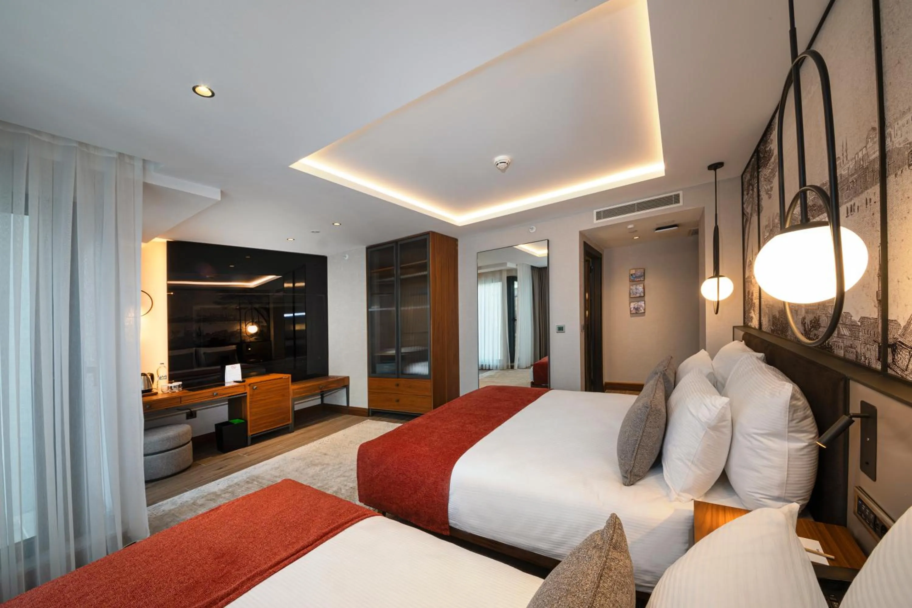 Bed in Levni Istanbul Hotel Handwritten Collection by ACCOR