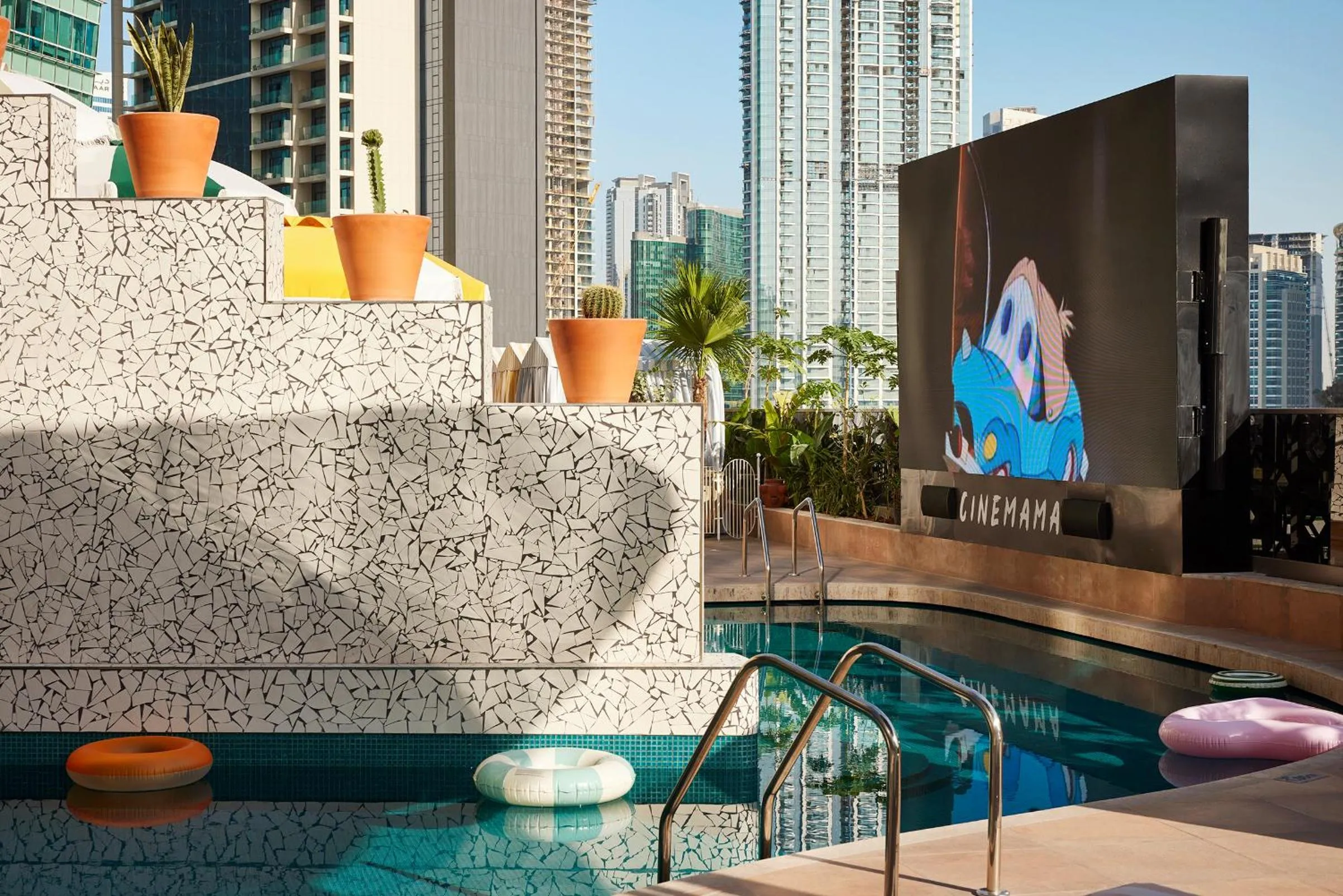 Swimming pool in Mama Shelter Dubai