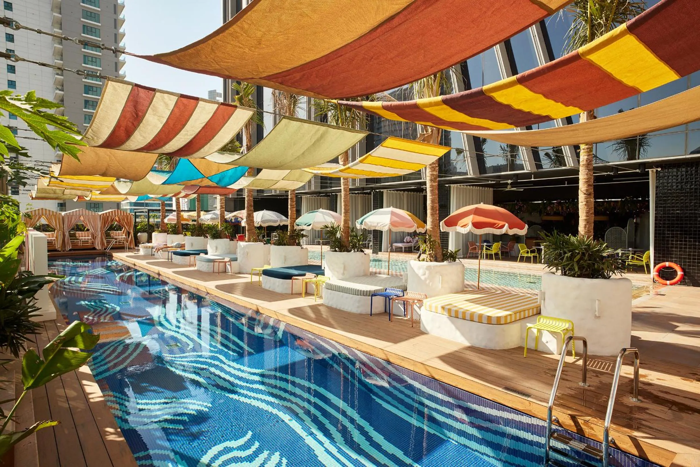 Swimming pool in Mama Shelter Dubai