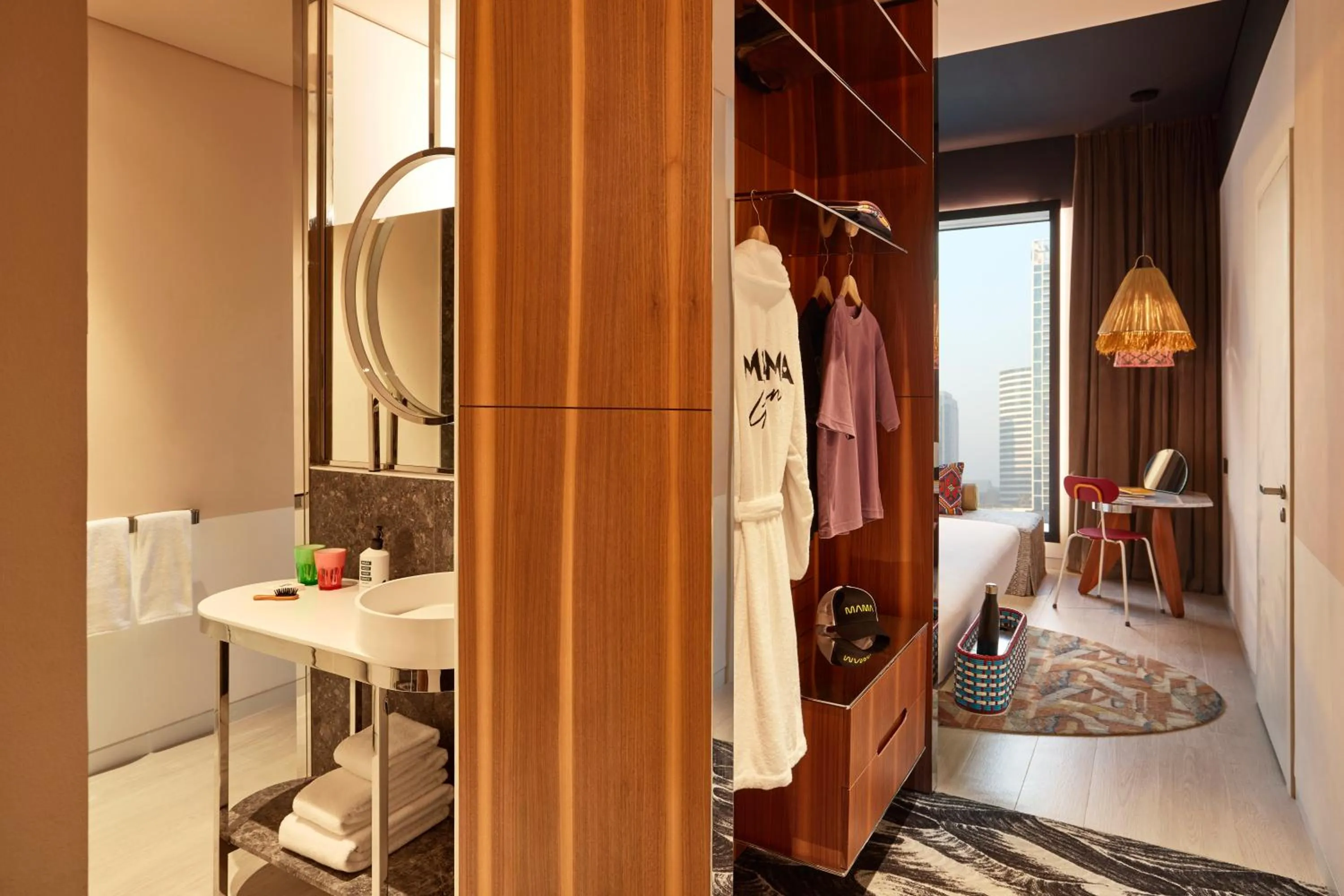 Toilet in Mama Shelter Dubai