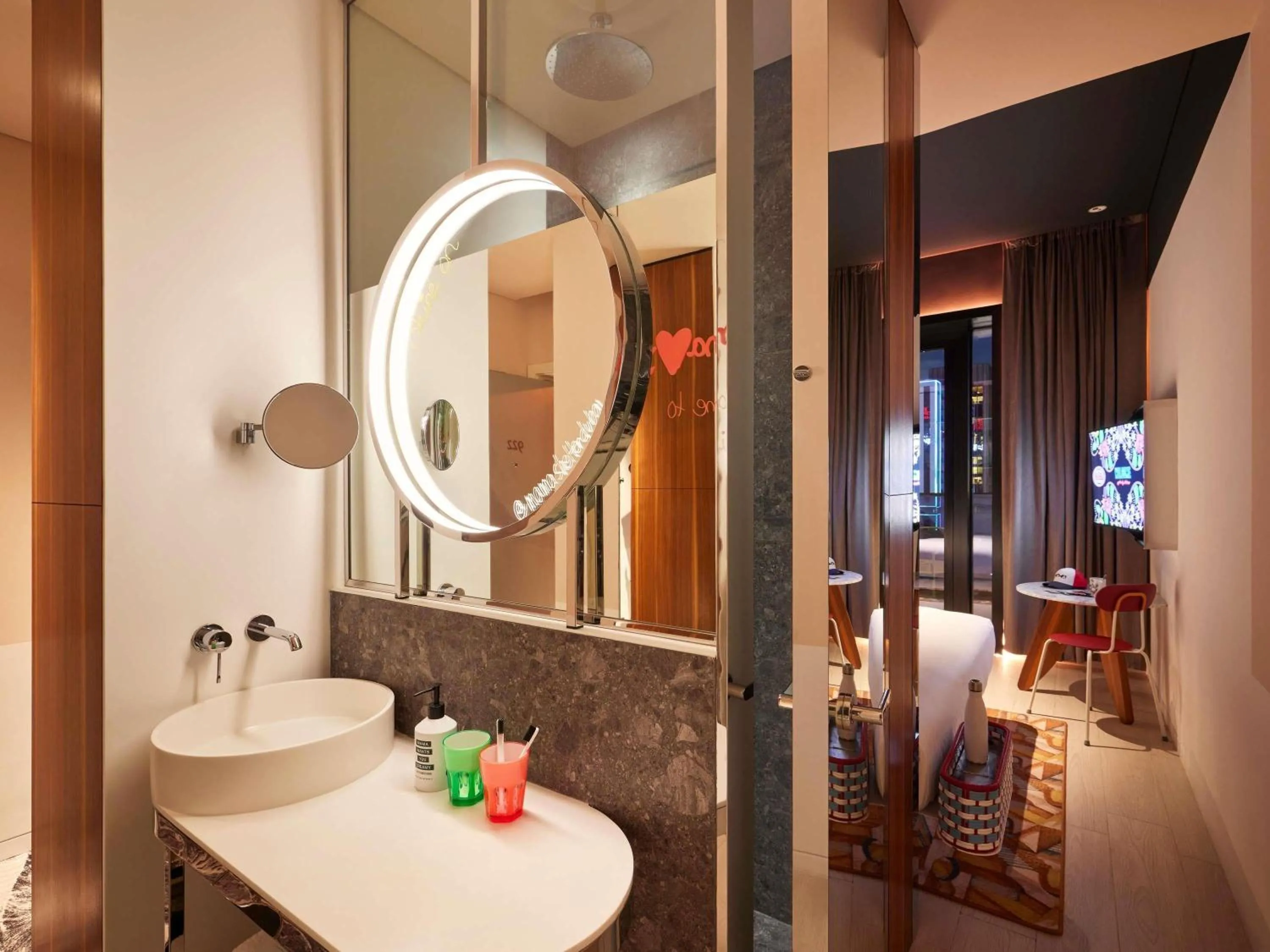 Bedroom in Mama Shelter Dubai