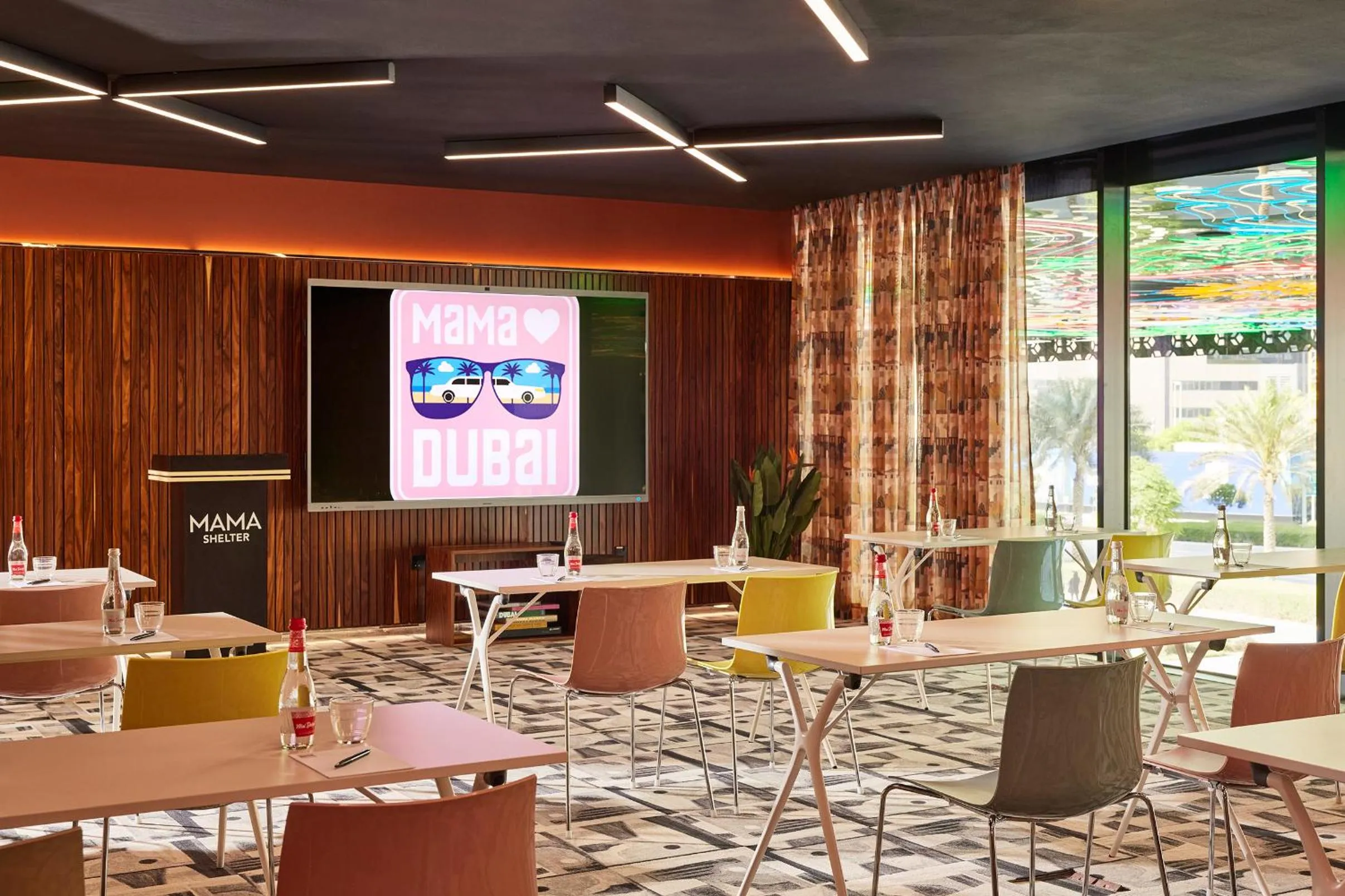 Meeting/conference room in Mama Shelter Dubai