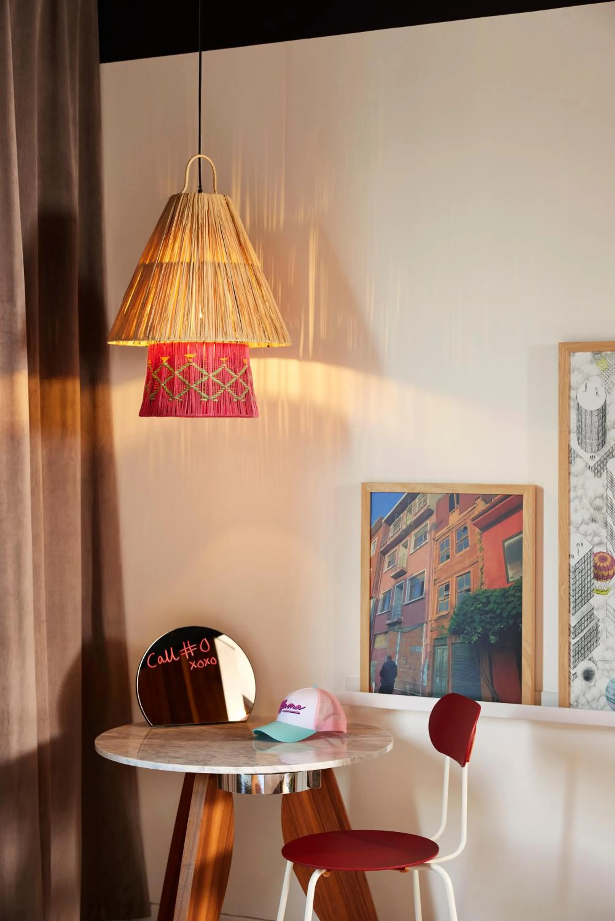 Decorative detail in Mama Shelter Dubai