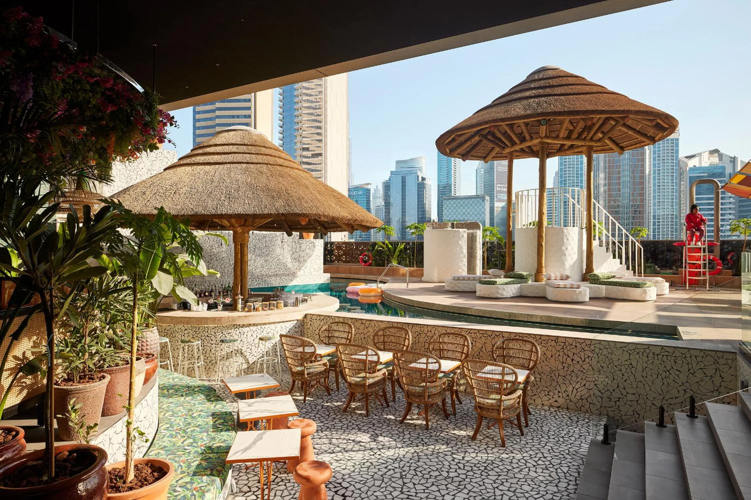 Pool view in Mama Shelter Dubai