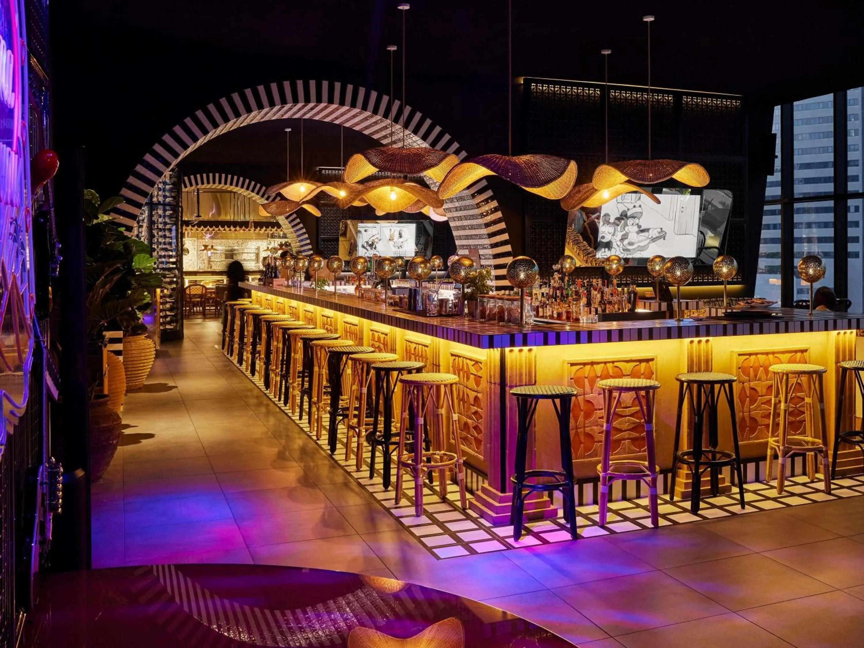 Lounge or bar in Mama Shelter Dubai