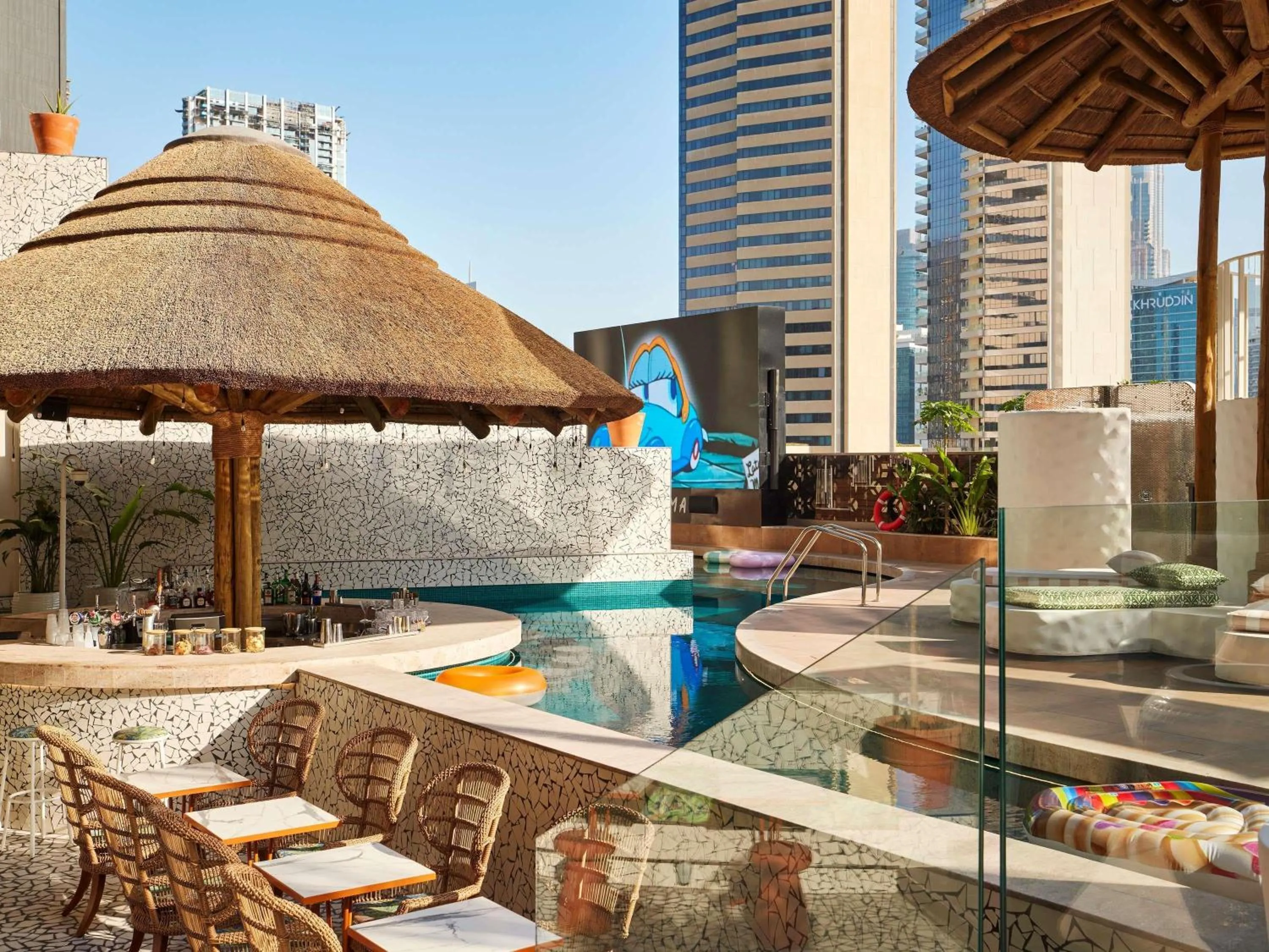 Lounge or bar in Mama Shelter Dubai