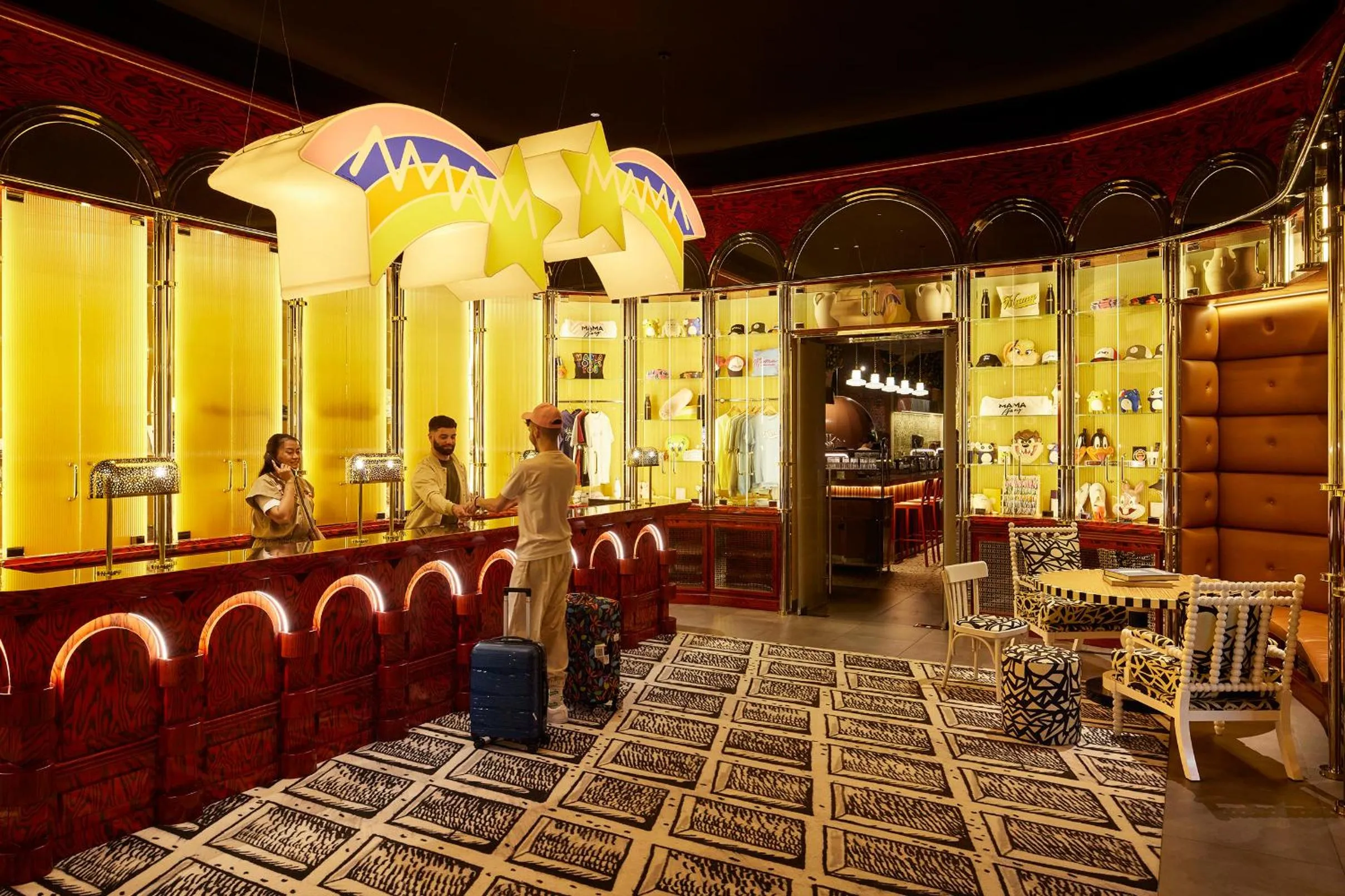 Lobby or reception in Mama Shelter Dubai