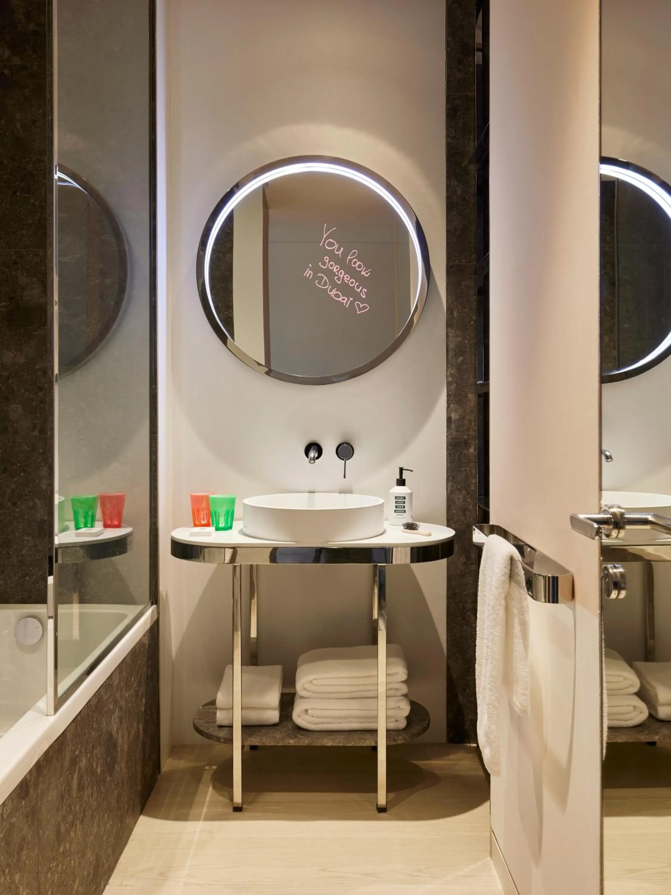 Toilet in Mama Shelter Dubai