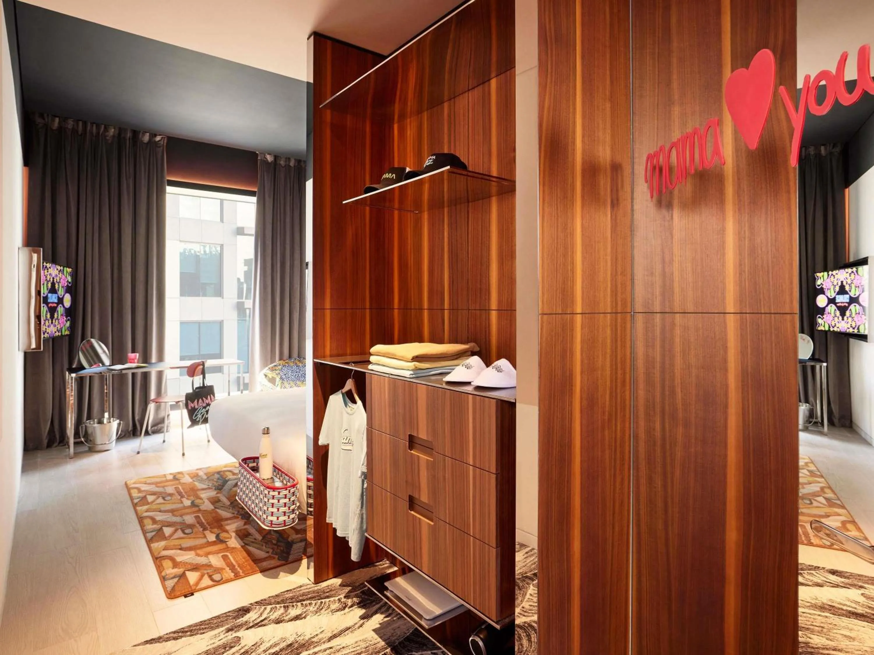 Bedroom in Mama Shelter Dubai