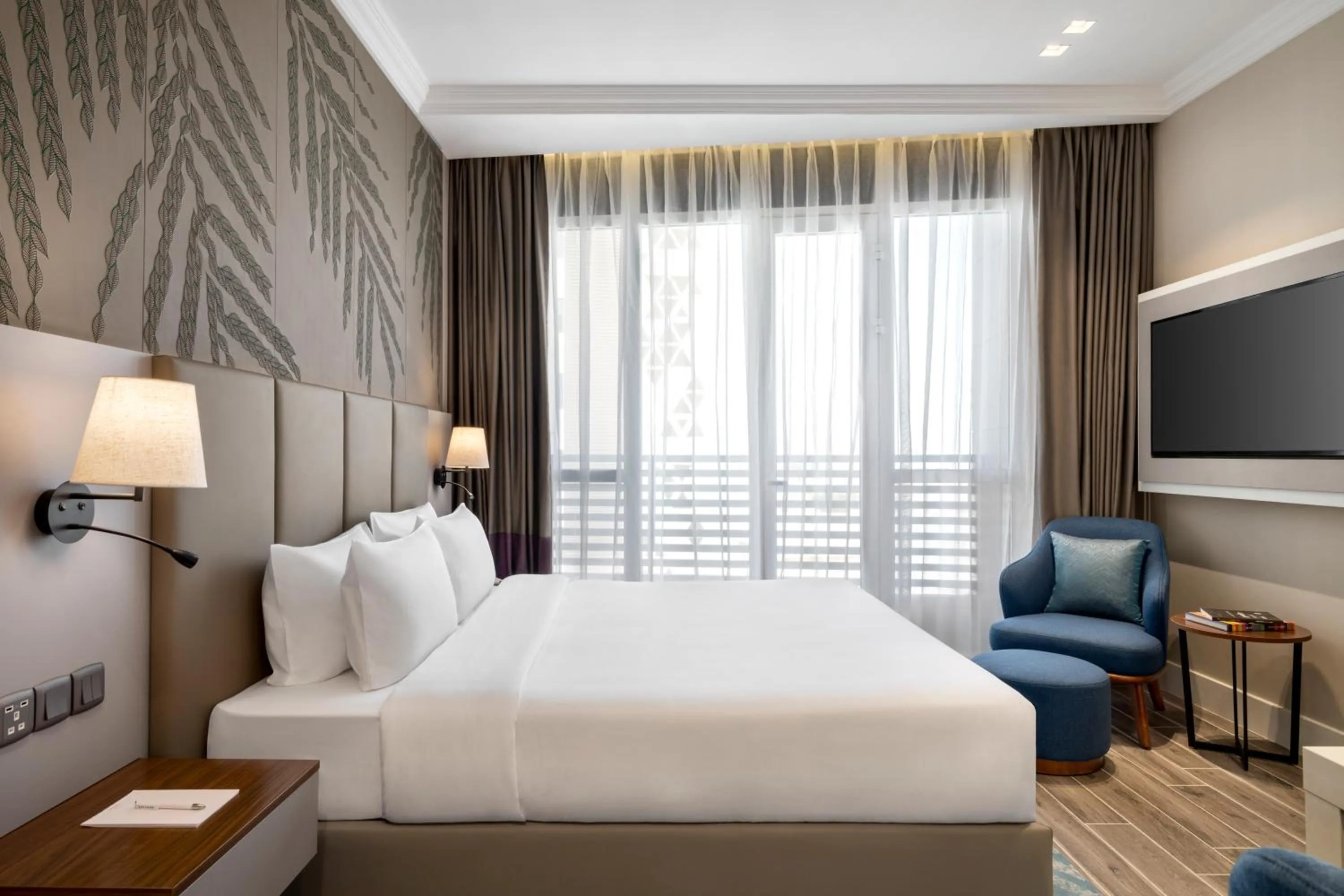 Bed in Mercure Riyadh Al Anoud