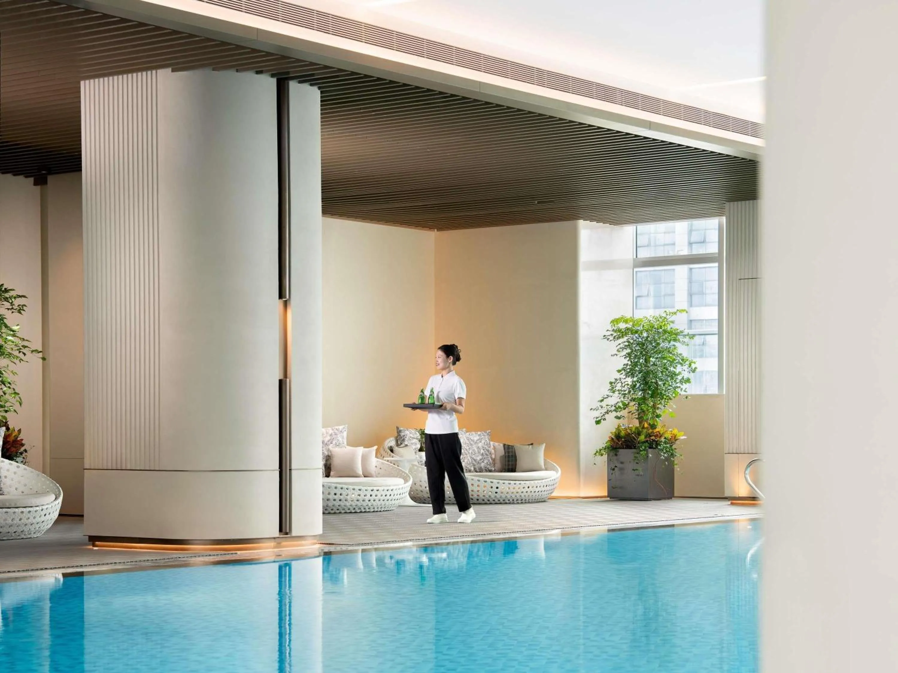 Pool view in Fashion Town Hotel Shenzhen MGallery Collection