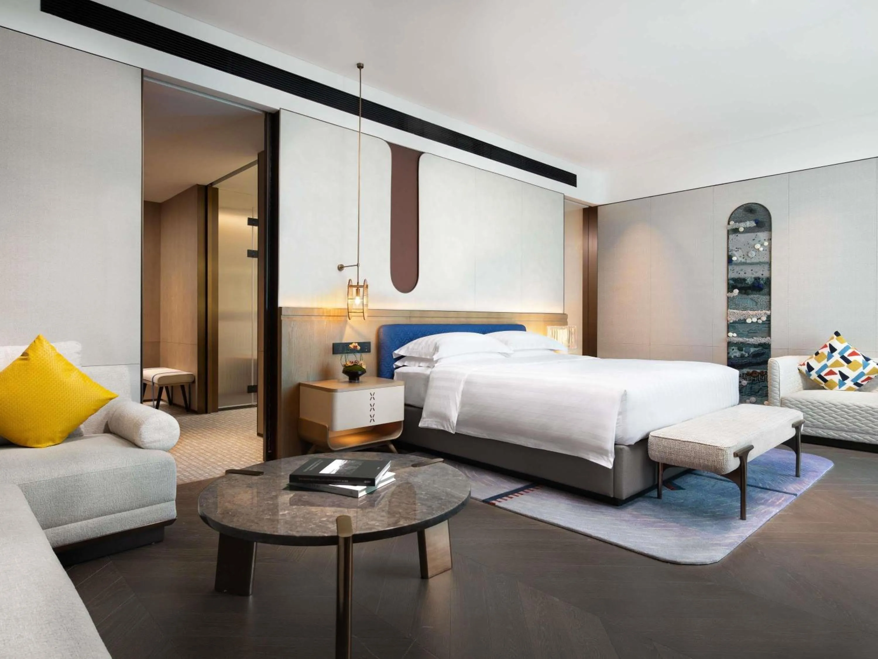 Bedroom, Bed in Fashion Town Hotel Shenzhen MGallery Collection