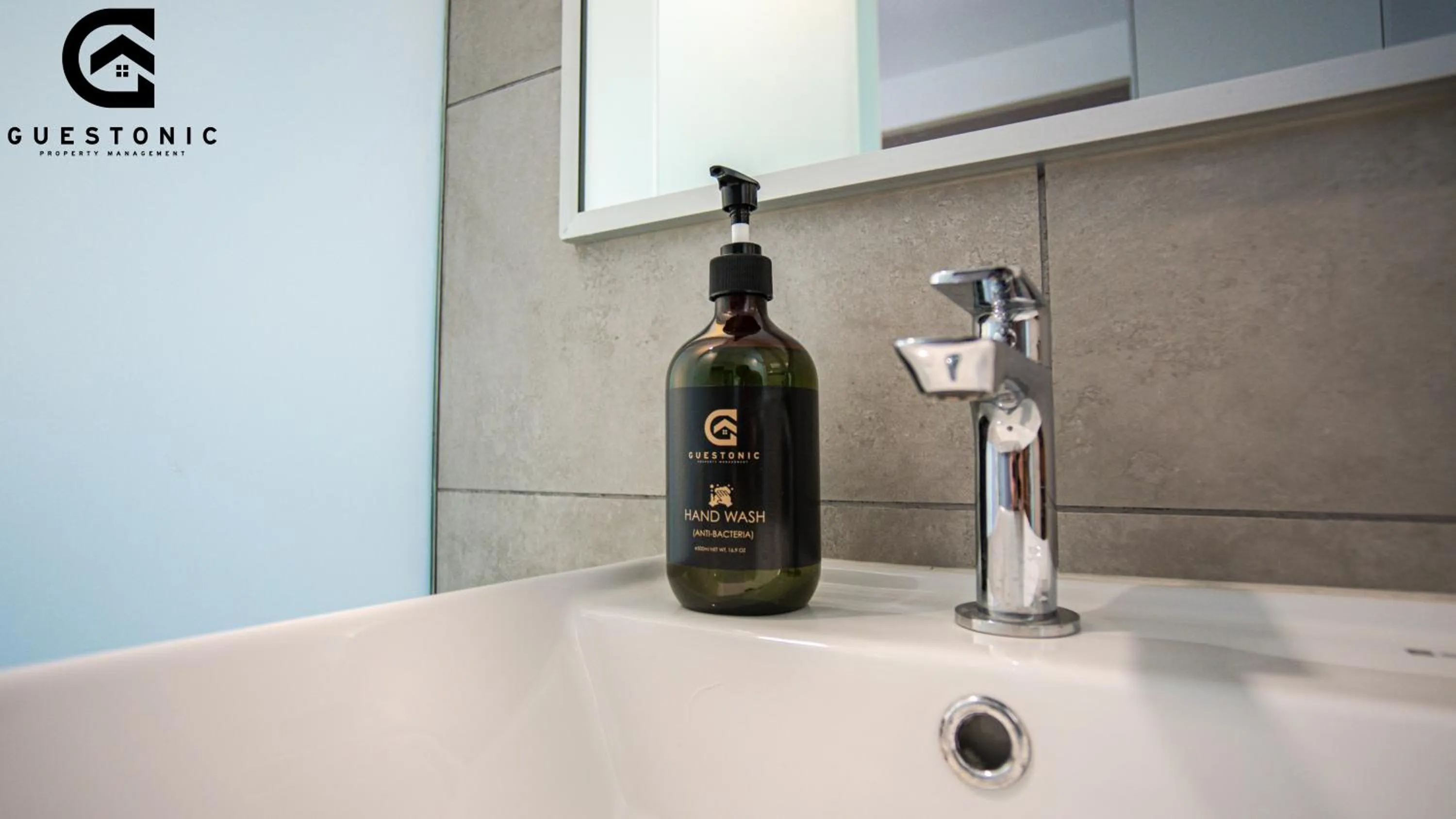 Bathroom in Riveria City KL Sentral by Guestonic