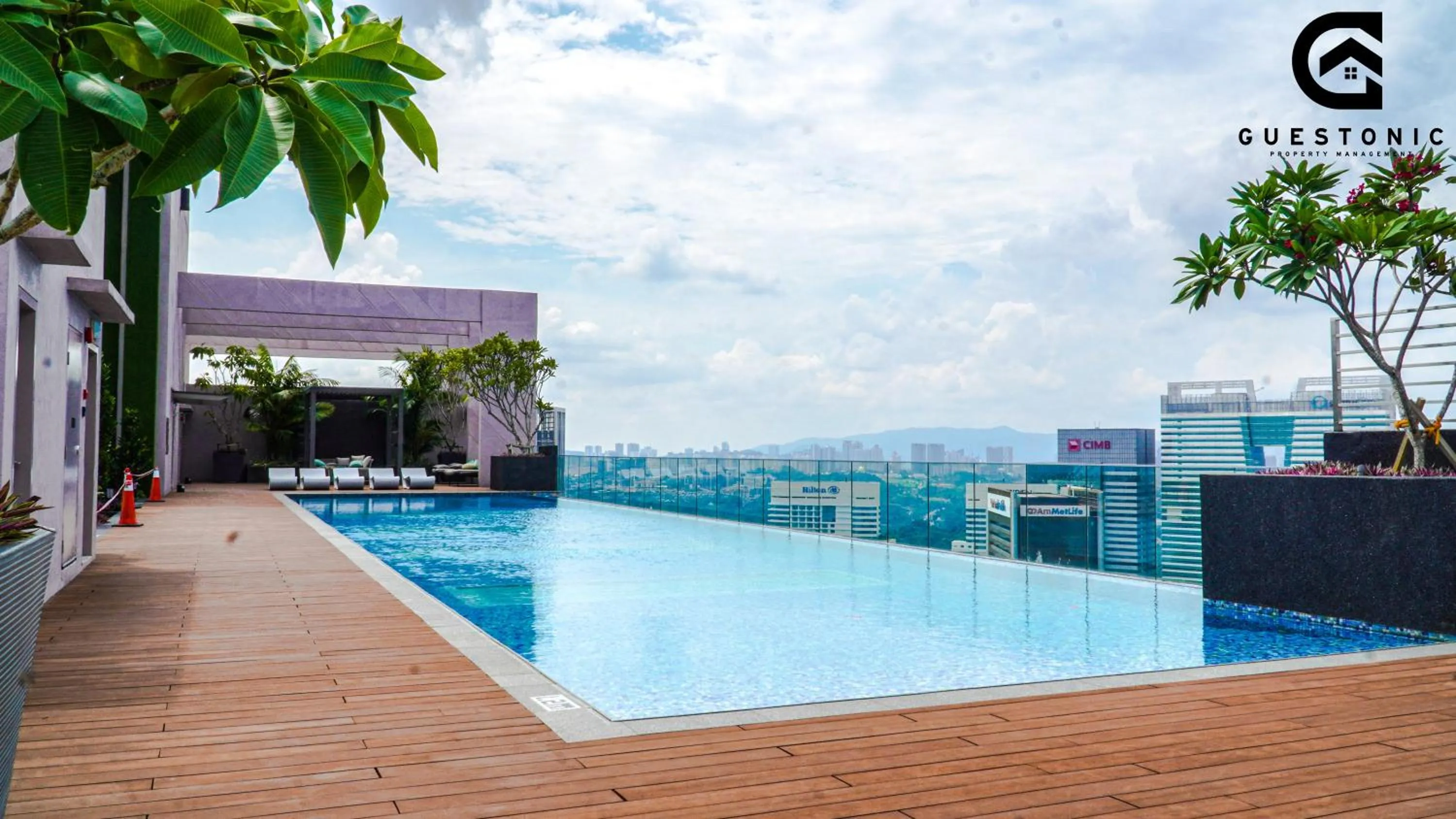 Swimming pool in Riveria City KL Sentral by Guestonic