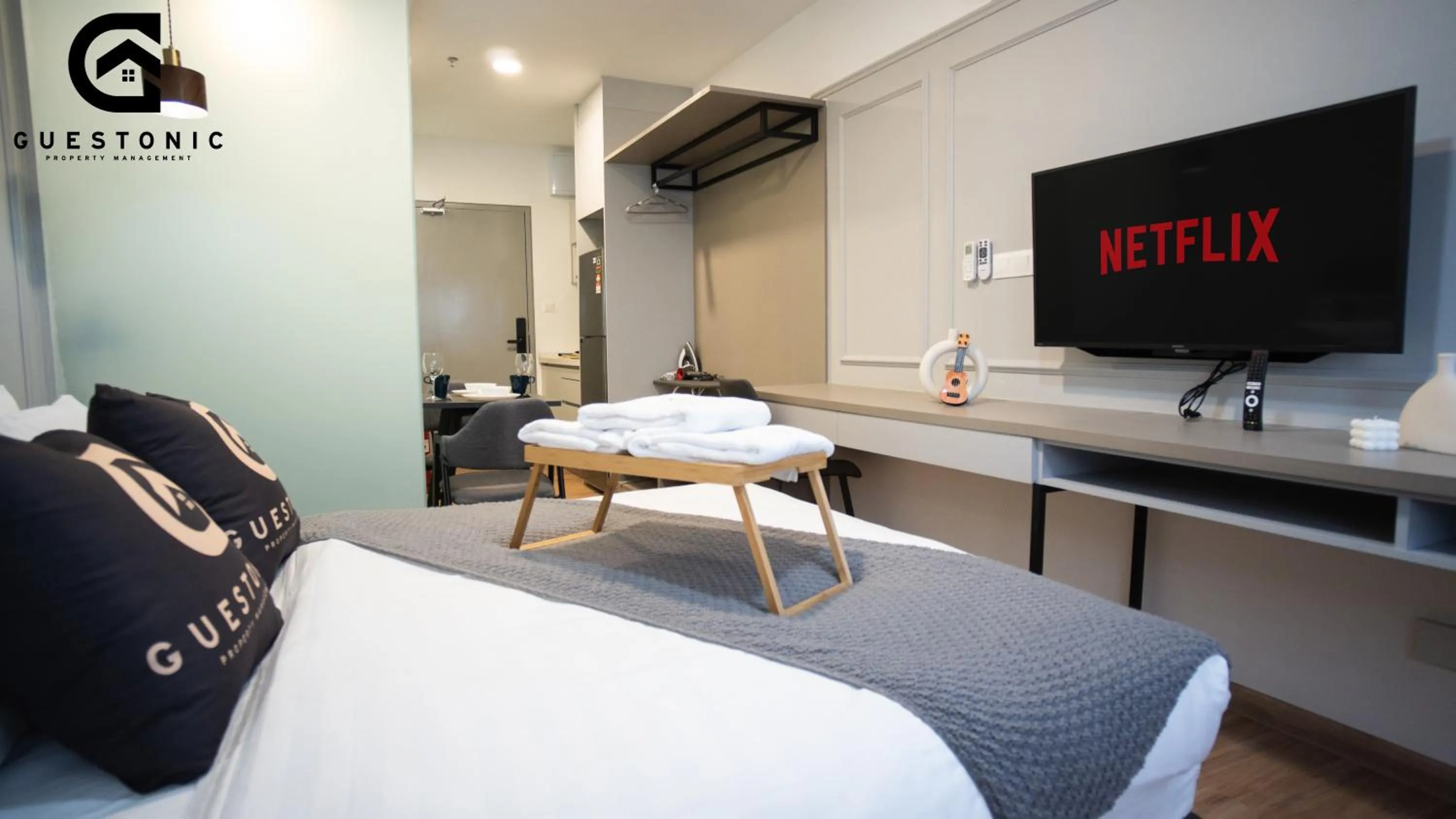 Bed in Riveria City KL Sentral by Guestonic