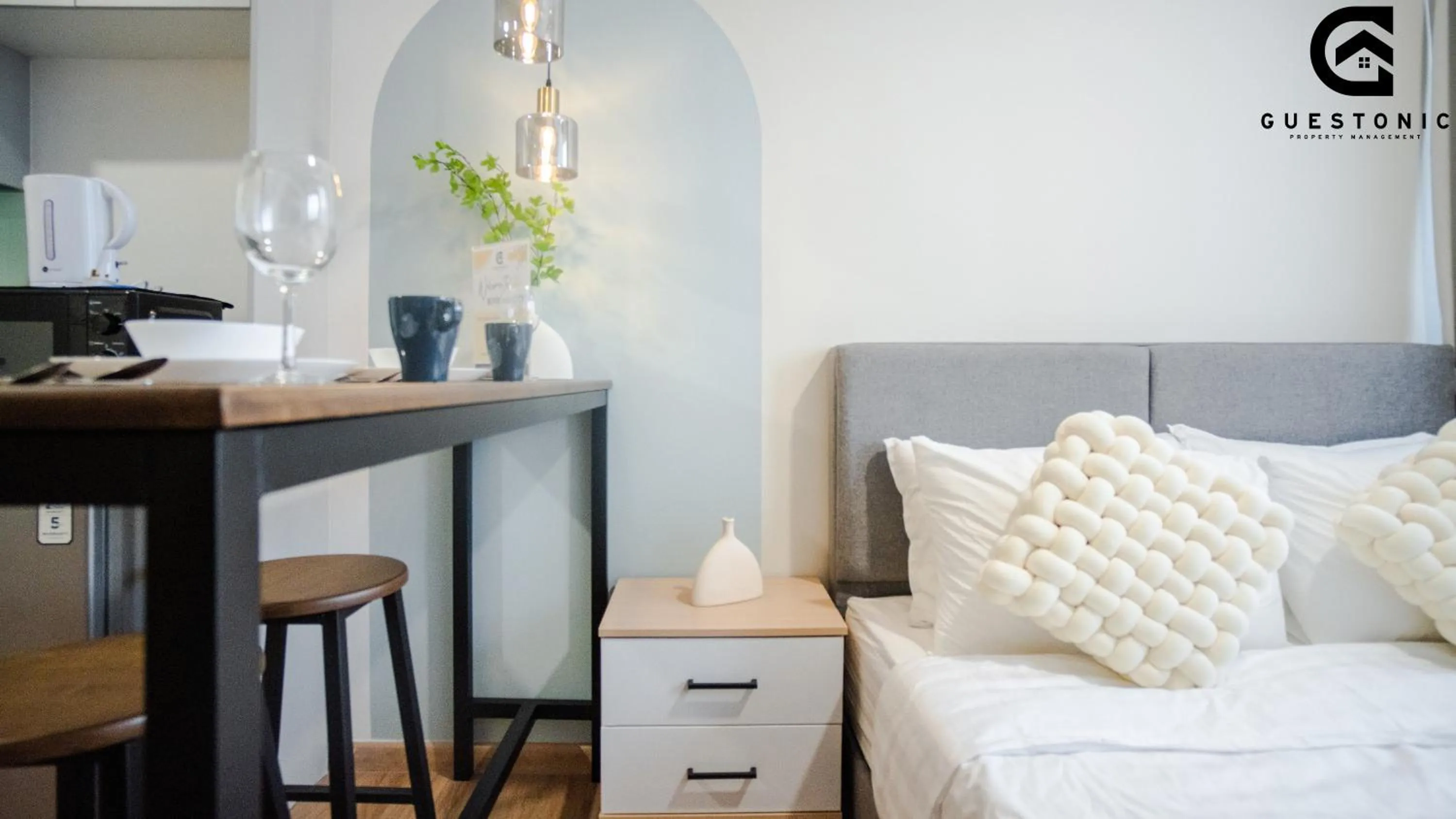 Bed in Riveria City KL Sentral by Guestonic