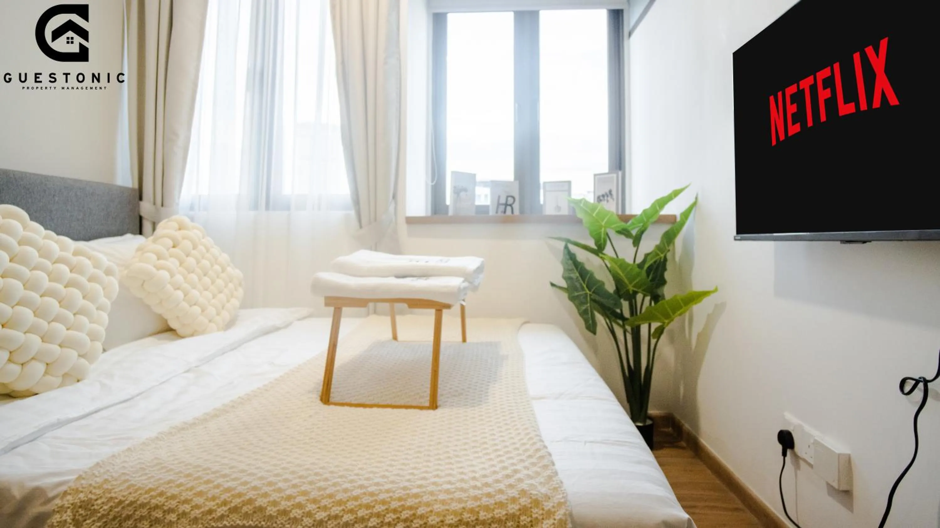 Bed in Riveria City KL Sentral by Guestonic