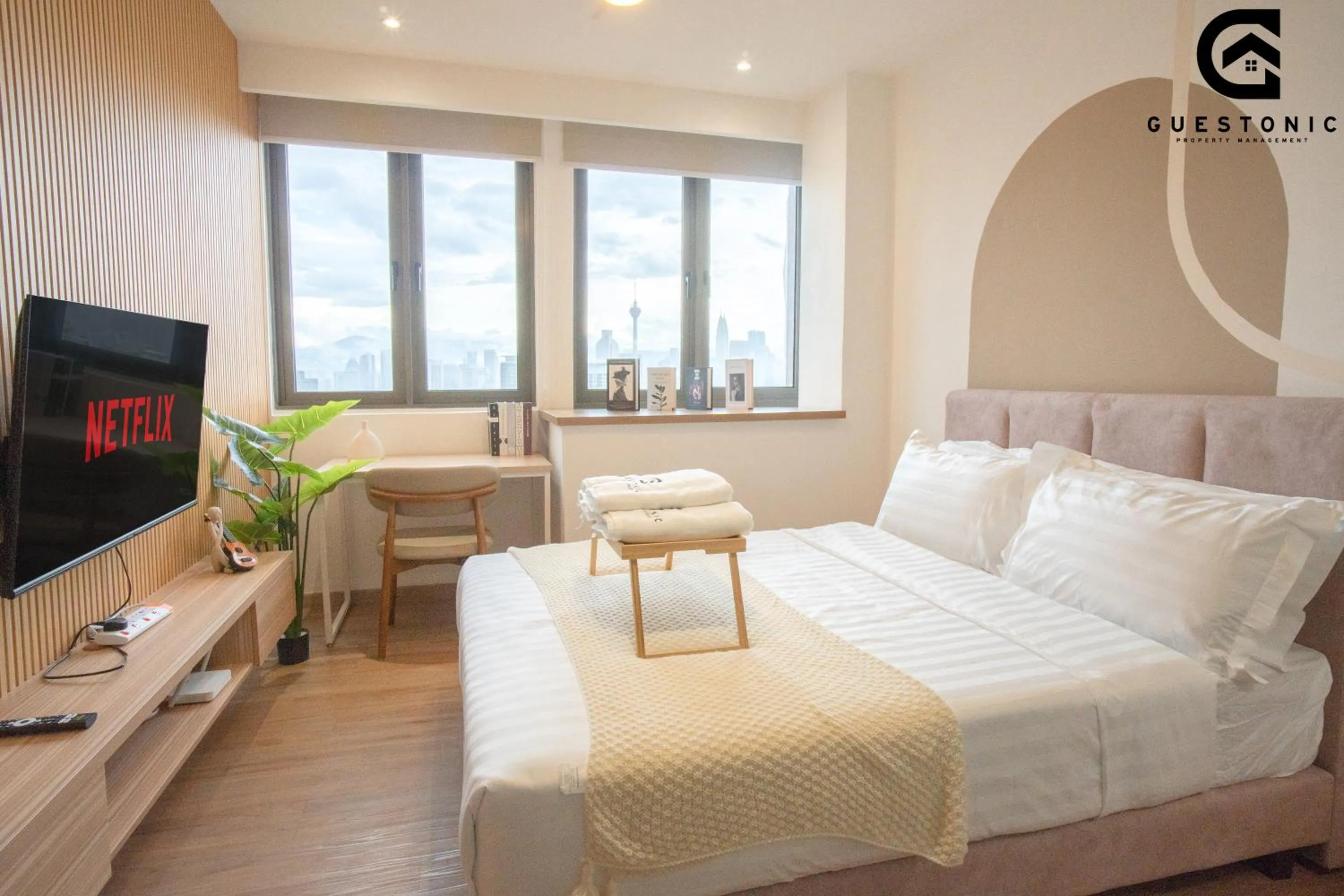 Bed in Riveria City KL Sentral by Guestonic