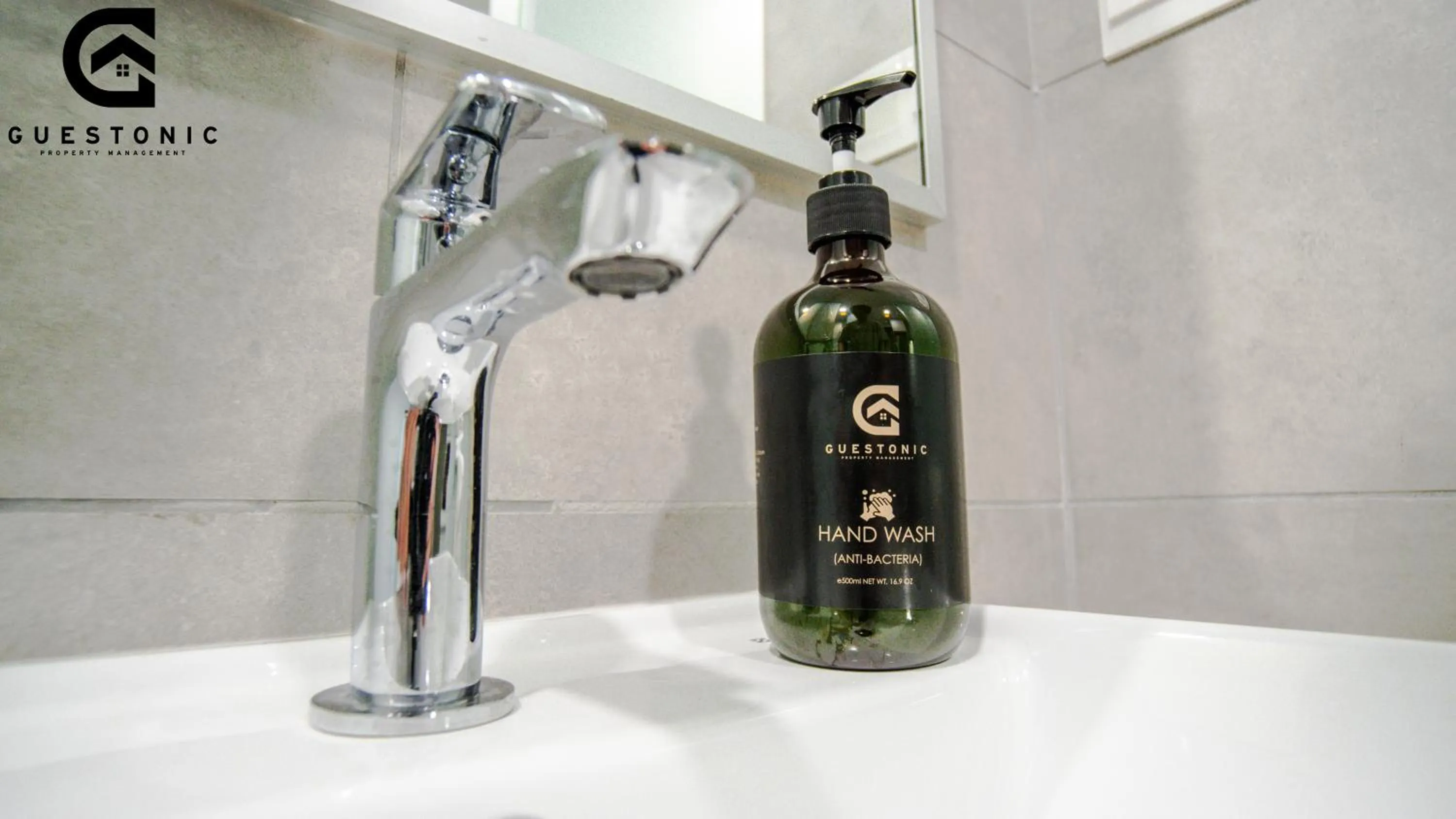 Bathroom in Riveria City KL Sentral by Guestonic