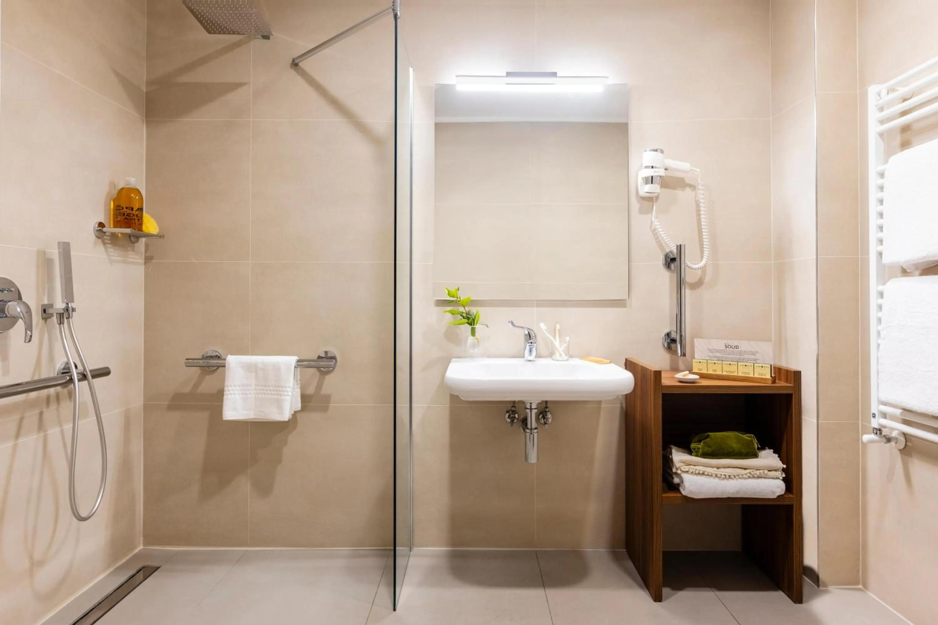 Shower in Adoro Hotel