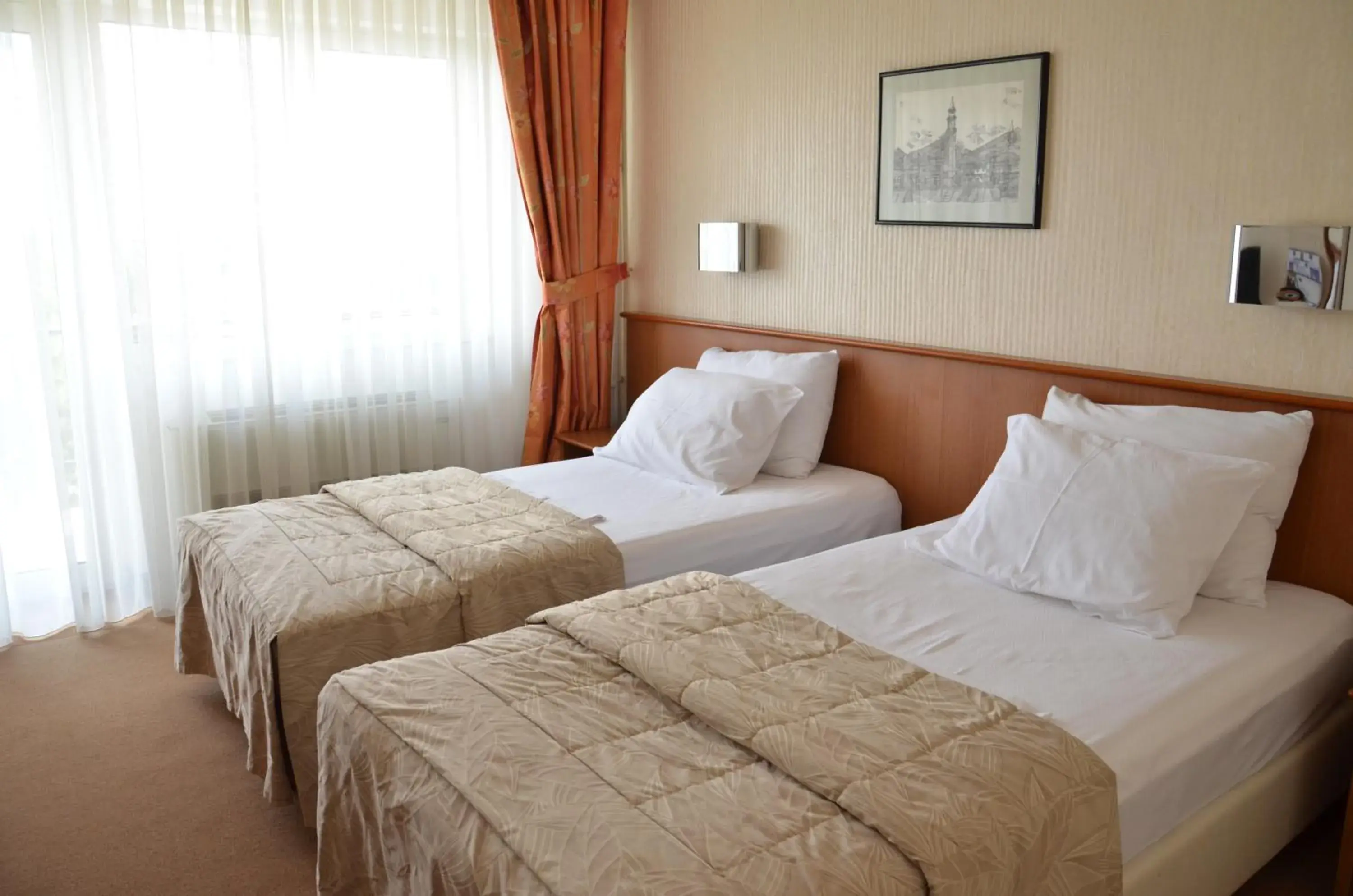 Twin Room with Balcony - single occupancy in Hotel Bellevue Twin Room with Balcony - single occupancy in Hotel Bellevue