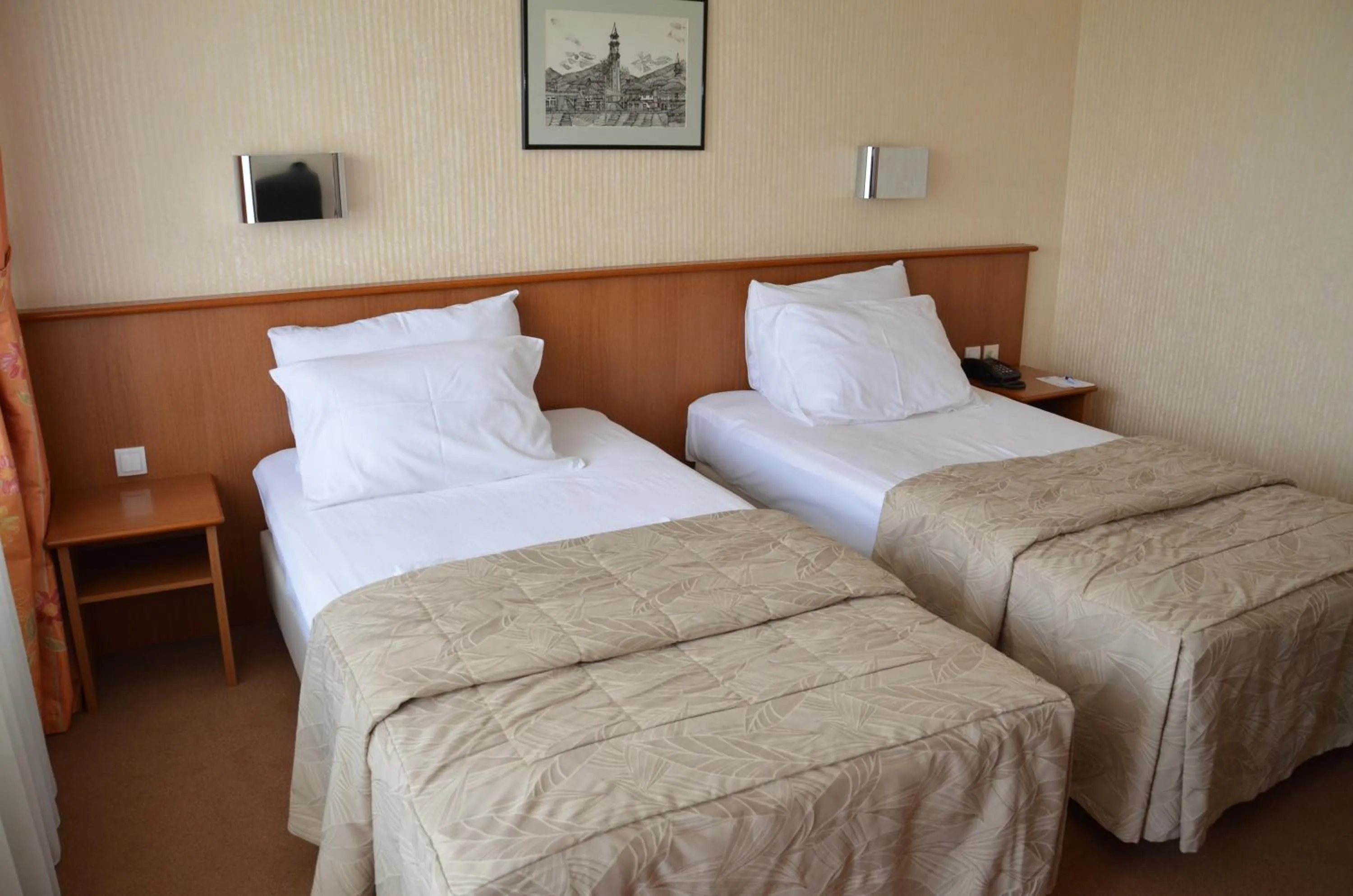 Bed in Hotel Bellevue