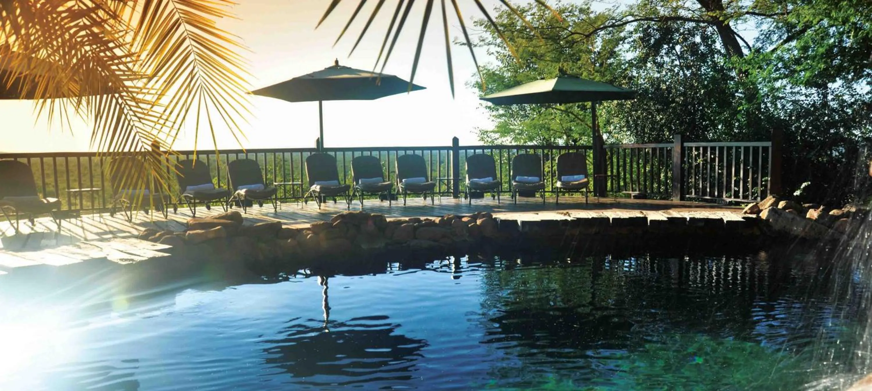 Swimming pool in Victoria Falls Safari Lodge