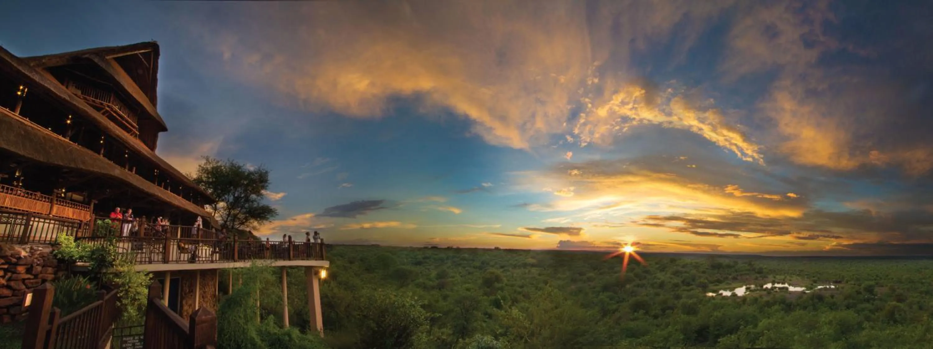 Property building in Victoria Falls Safari Lodge