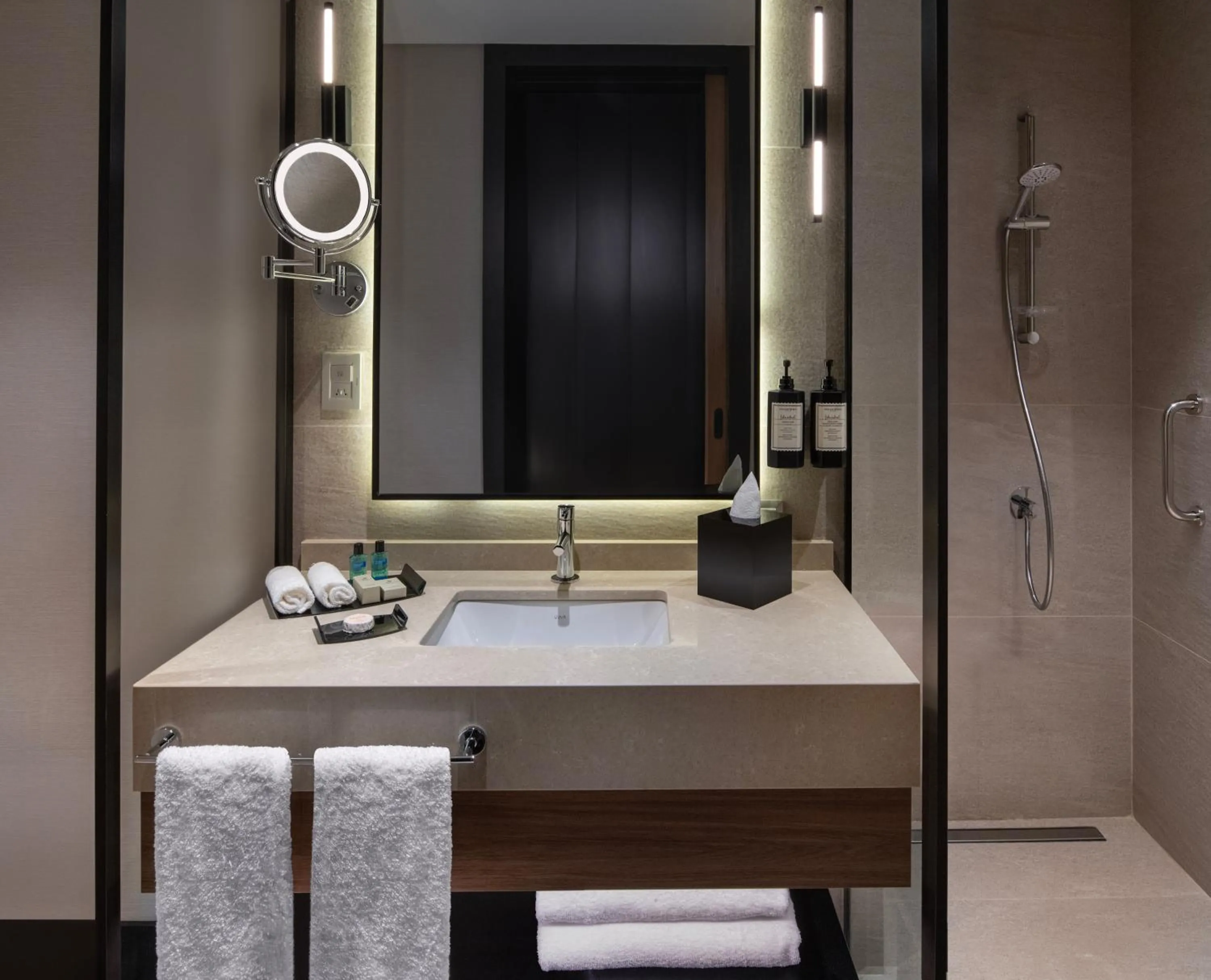 Shower in Altunizade Suites Istanbul, Curio Collection By Hilton